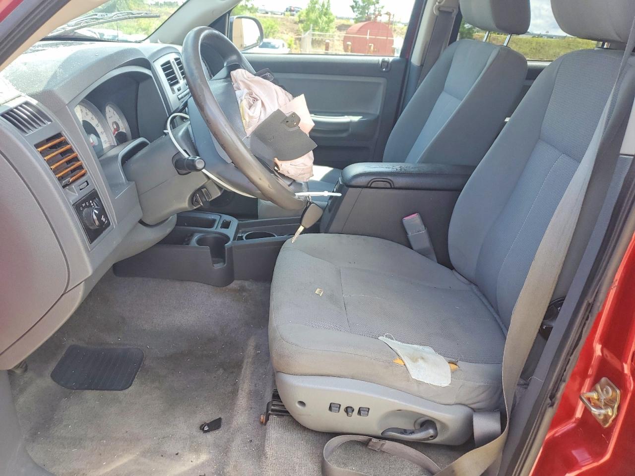 2006 Dodge Dakota Quad Slt Red vin: 1D7HE48K66S608965