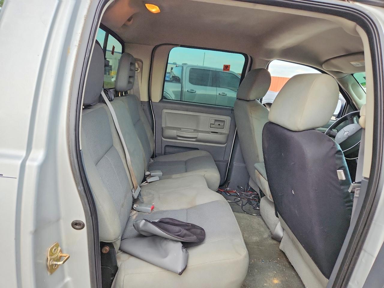 2006 Dodge Dakota Quad Slt Silver vin: 1D7HE48K66S710590