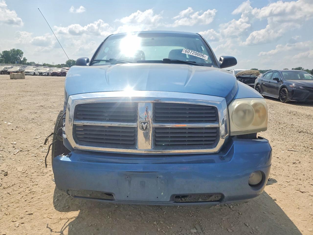 2006 Dodge Dakota Quad Slt Blue vin: 1D7HE48K76S527358
