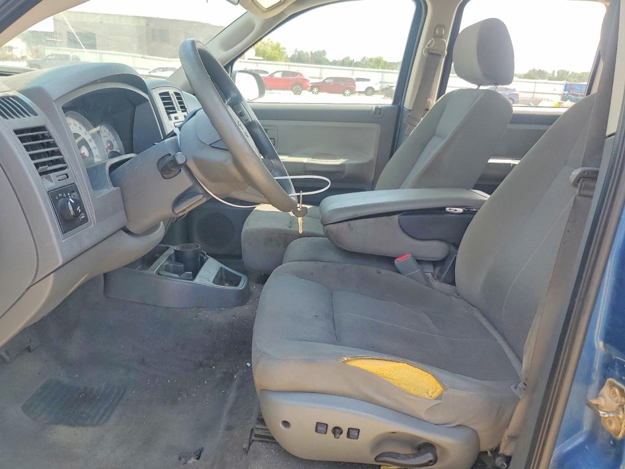 2006 Dodge Dakota Quad Slt Blue vin: 1D7HE48K76S527358