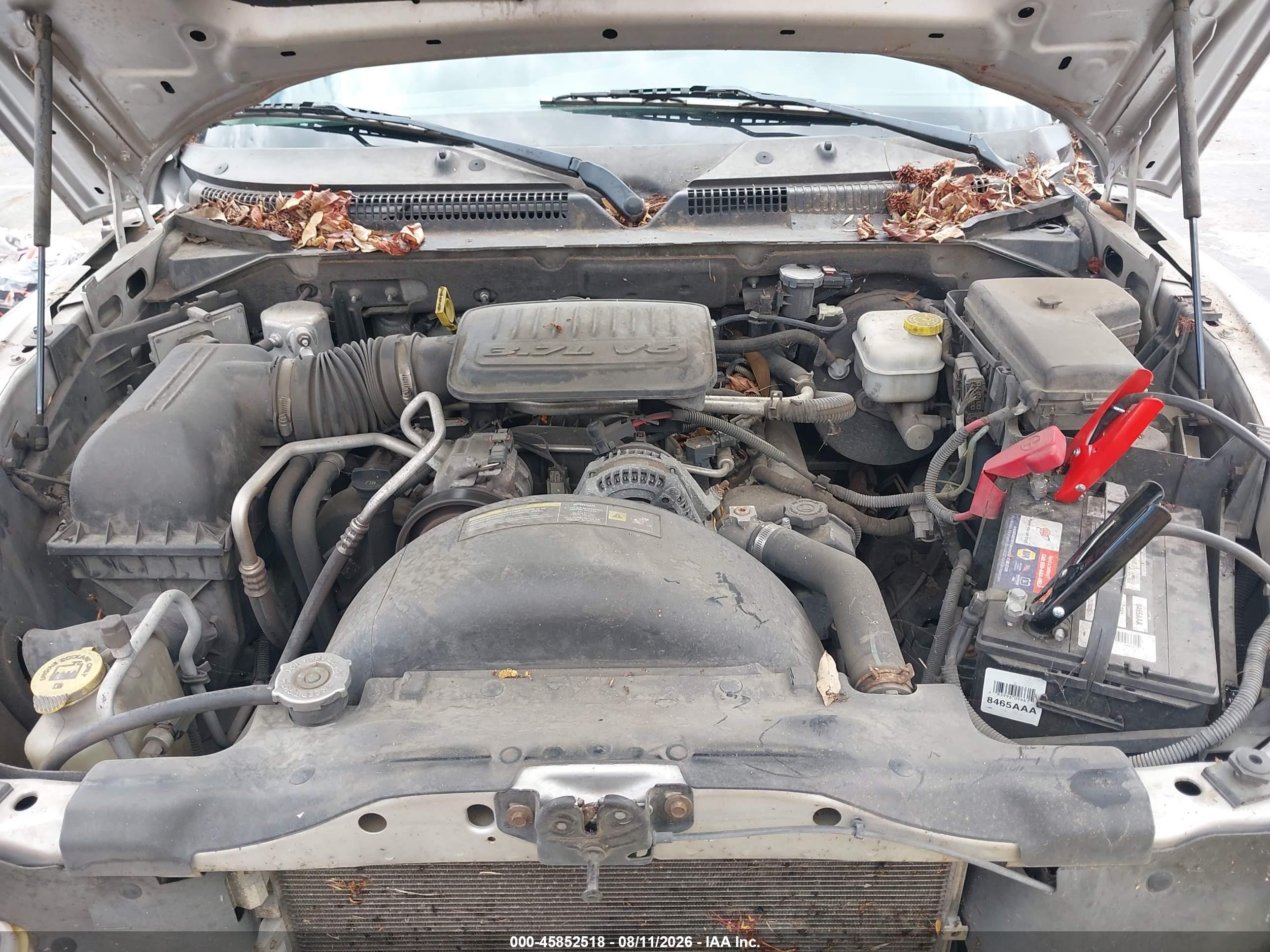 2008 Dodge Dakota Slt Серебряный vin: 1D7HE48K78S504682