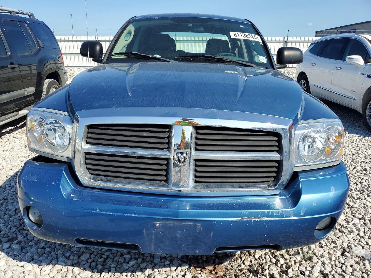 2006 Dodge Dakota Quad Slt Blue vin: 1D7HE48K86S510875