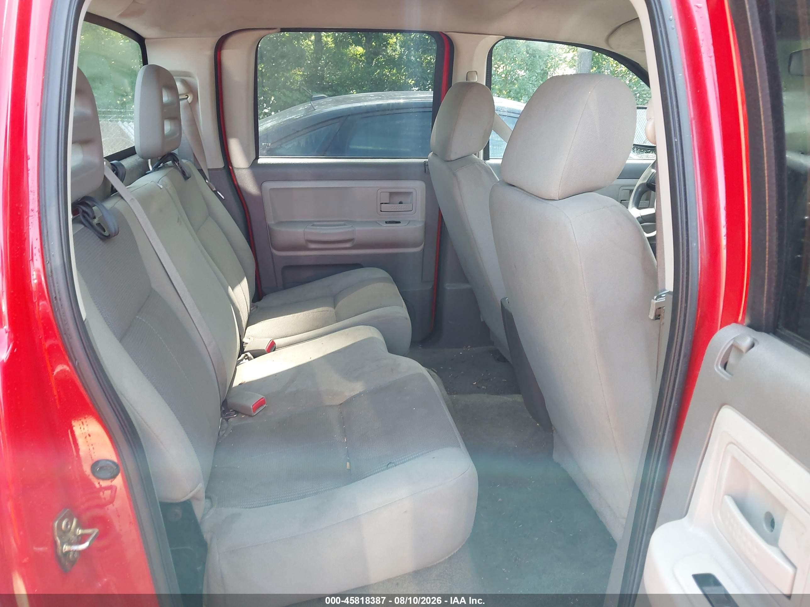 2006 Dodge Dakota Slt Red vin: 1D7HE48K86S519351