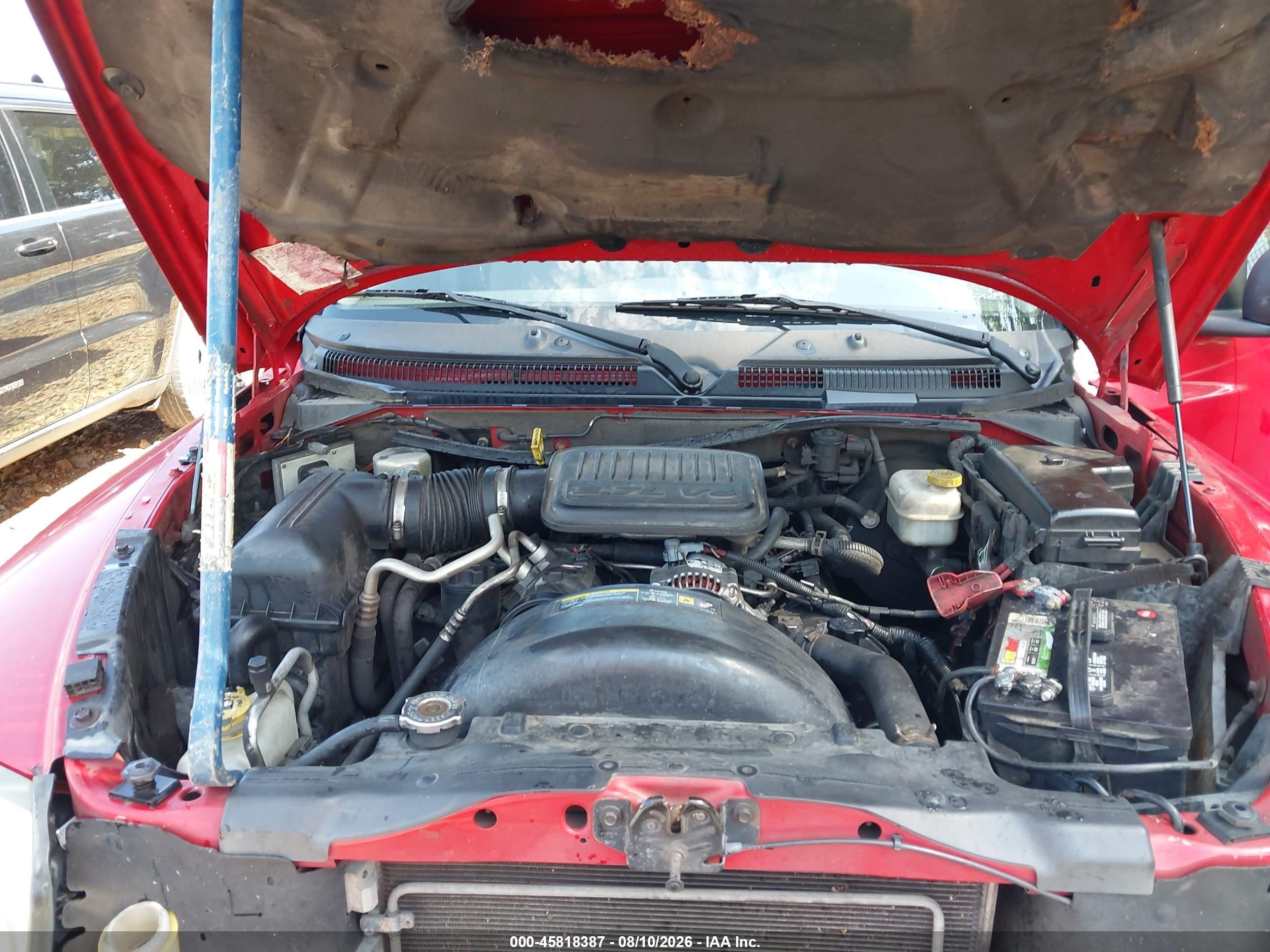 2006 Dodge Dakota Slt Red vin: 1D7HE48K86S519351