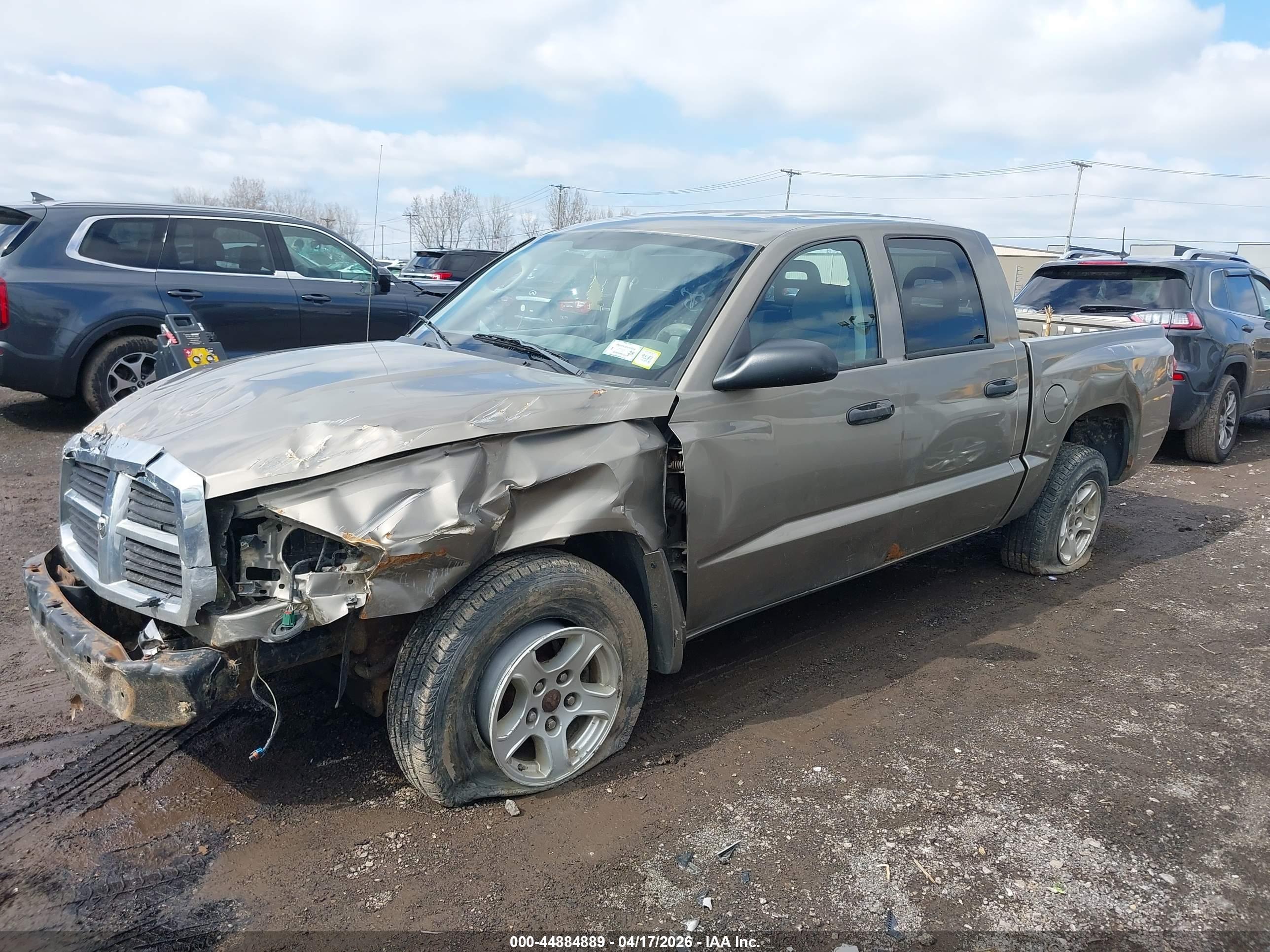 2006 Dodge Dakota Slt Tan vin: 1D7HE48K86S637674