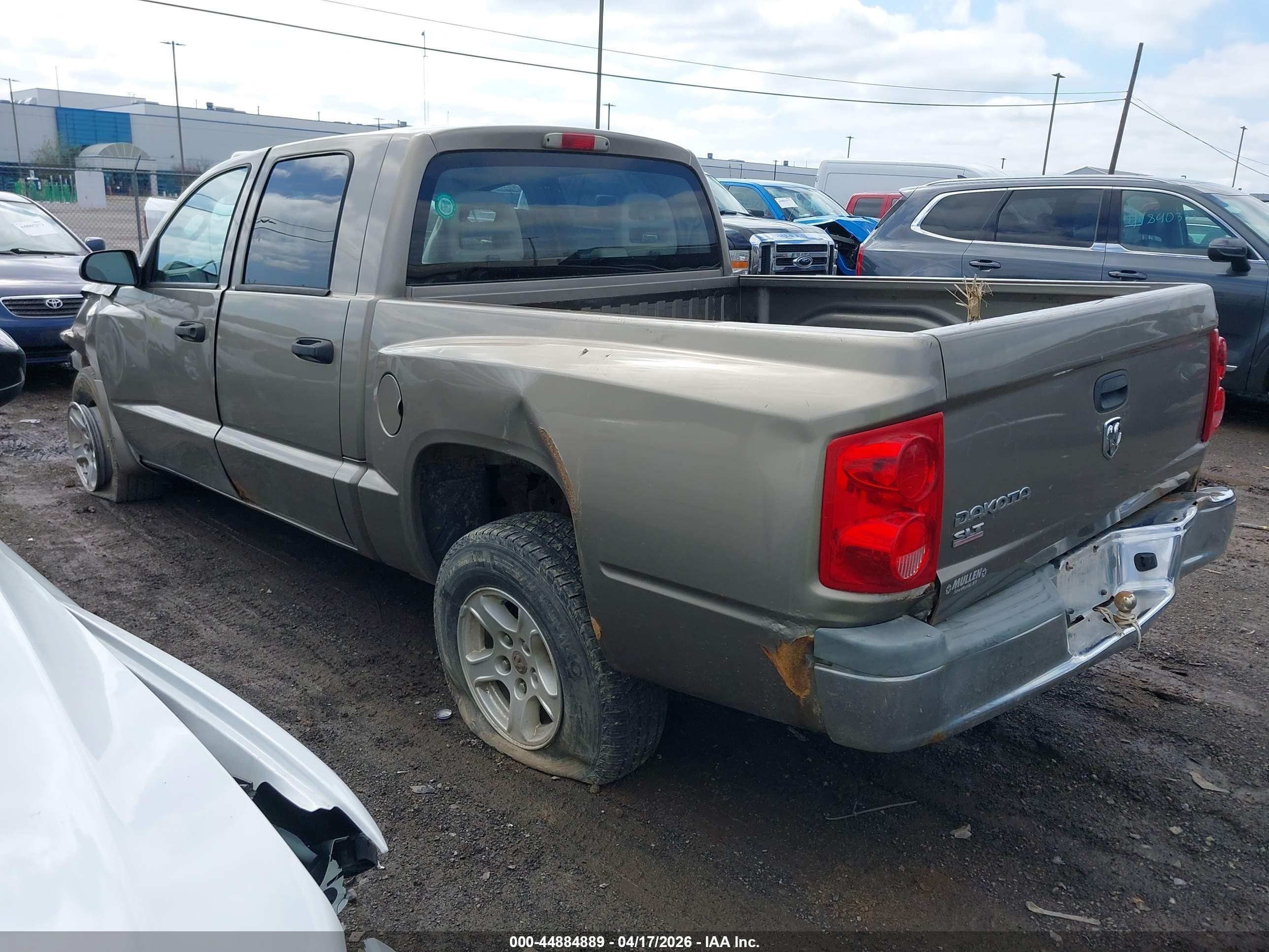2006 Dodge Dakota Slt Tan vin: 1D7HE48K86S637674