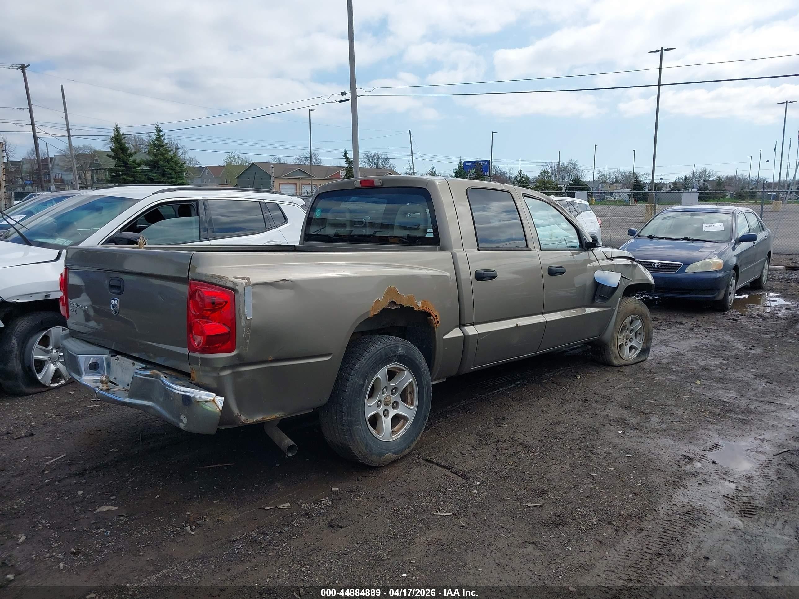 2006 Dodge Dakota Slt Tan vin: 1D7HE48K86S637674