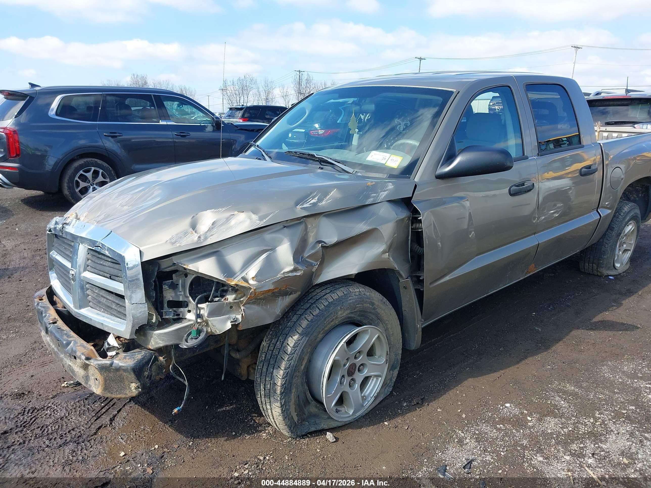 2006 Dodge Dakota Slt Tan vin: 1D7HE48K86S637674
