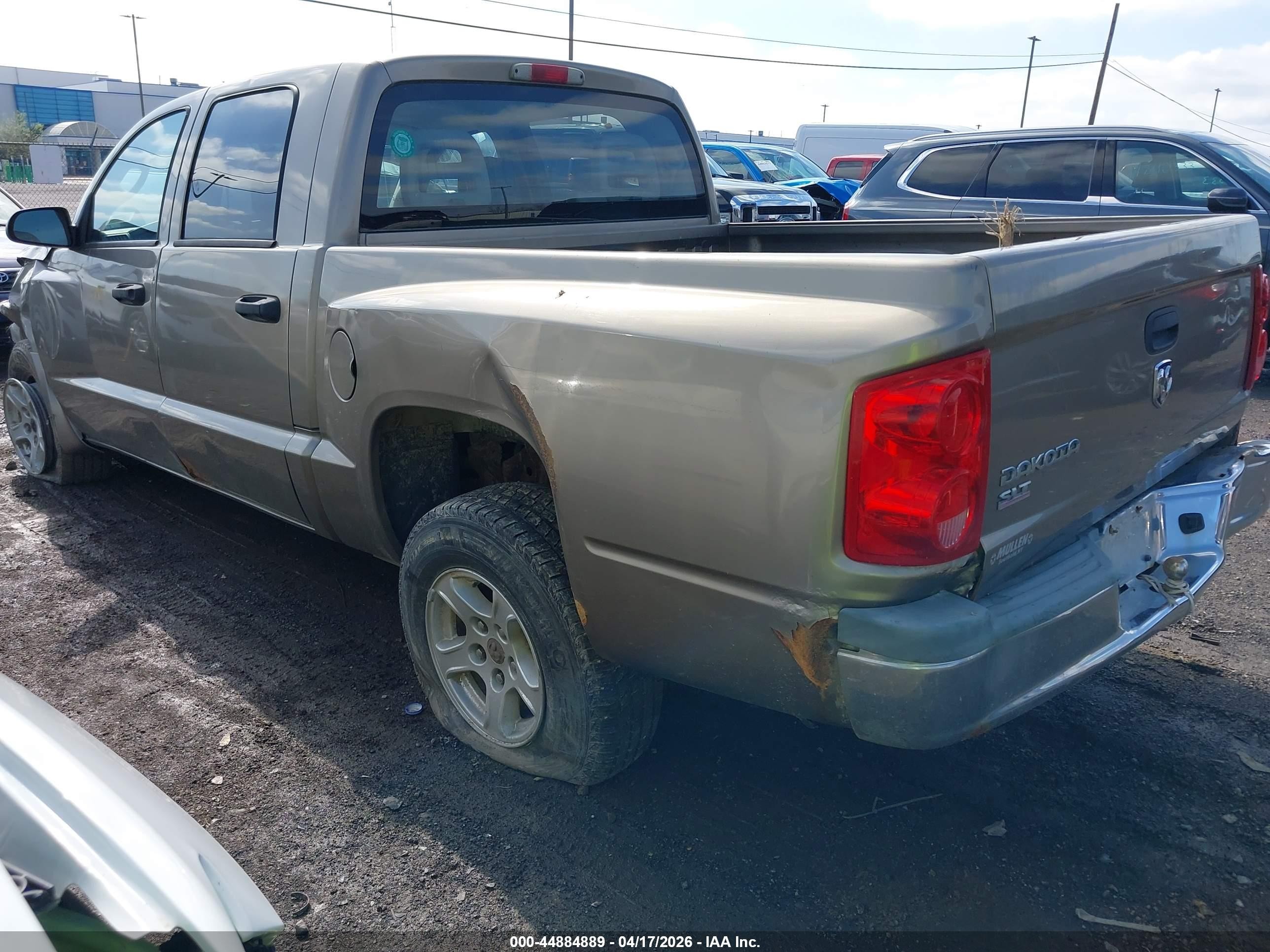 2006 Dodge Dakota Slt Tan vin: 1D7HE48K86S637674