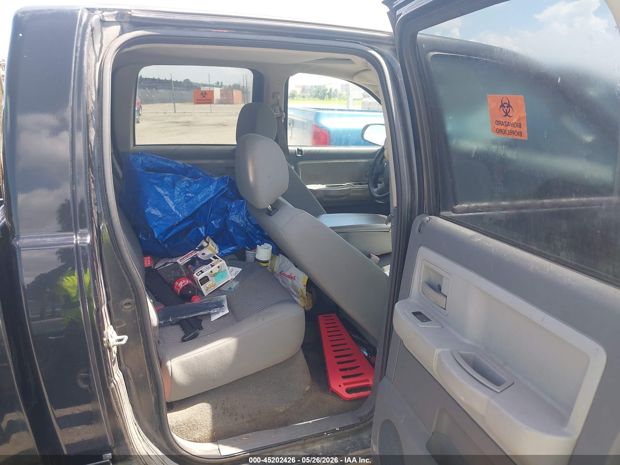 2007 Dodge Dakota Slt Черный vin: 1D7HE48K97S237141