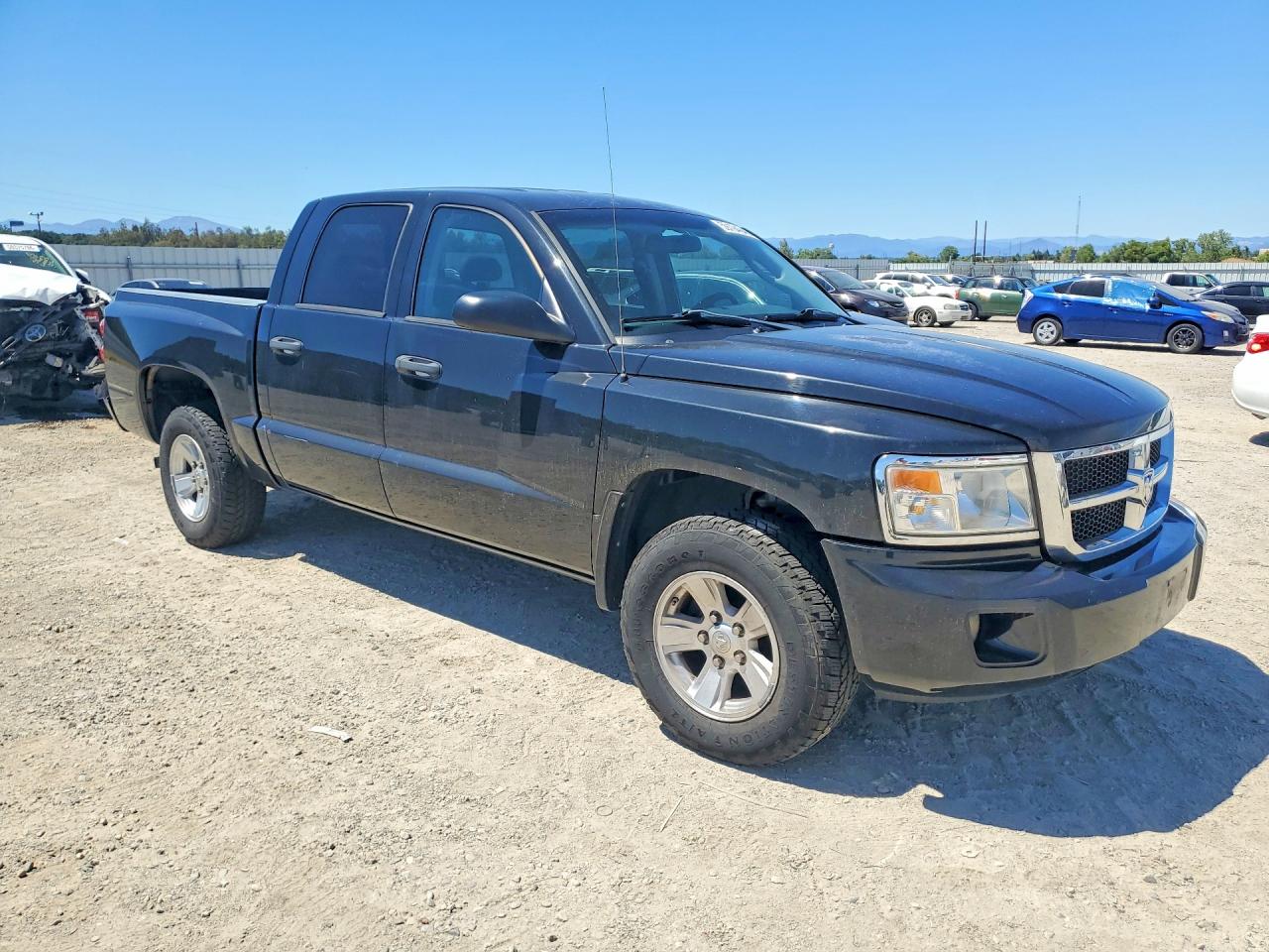2008 Dodge Dakota Quad Slt Черный vin: 1D7HE48K98S506191