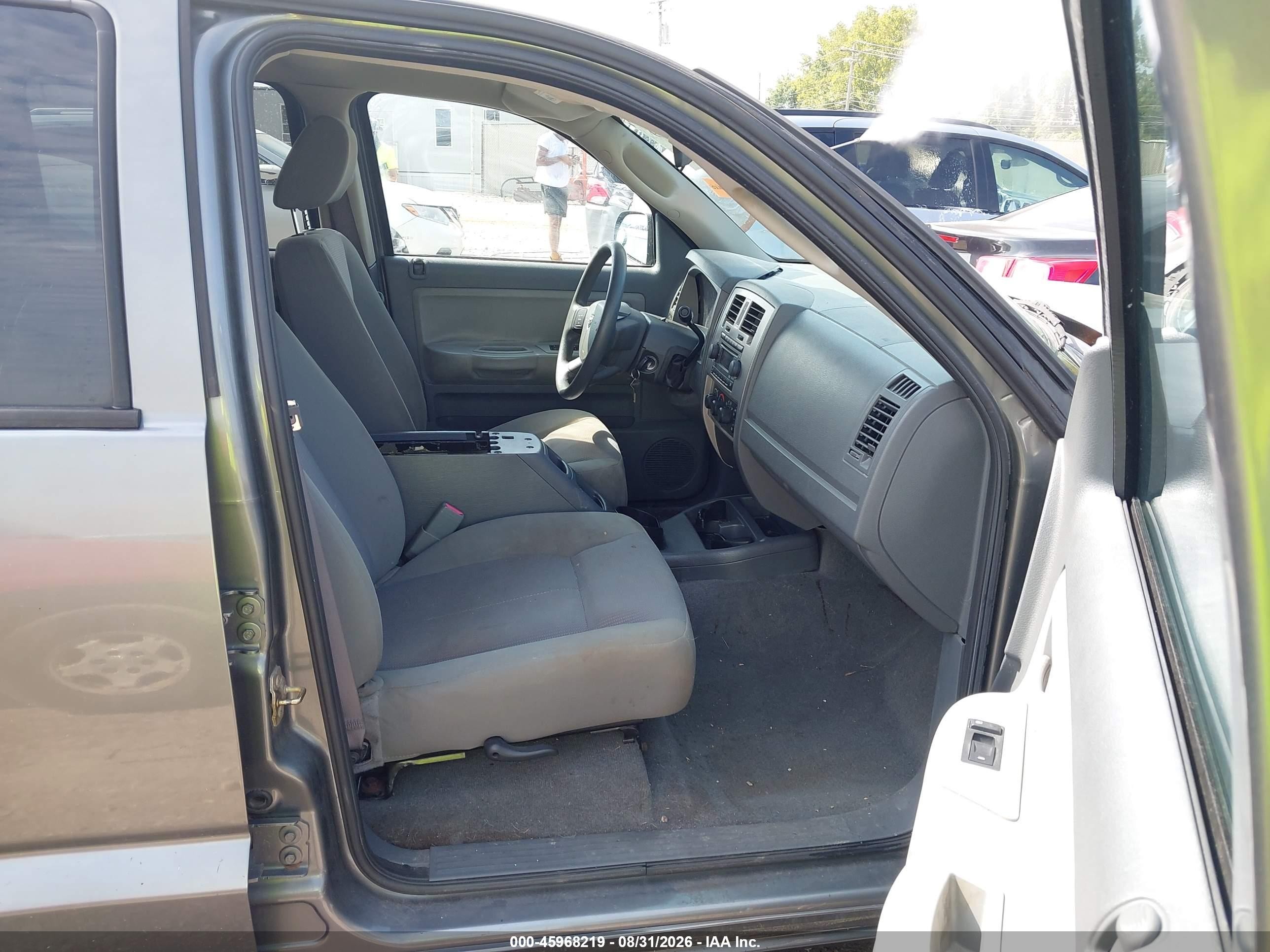 2006 Dodge Dakota Slt Gray vin: 1D7HE48KX6S517634