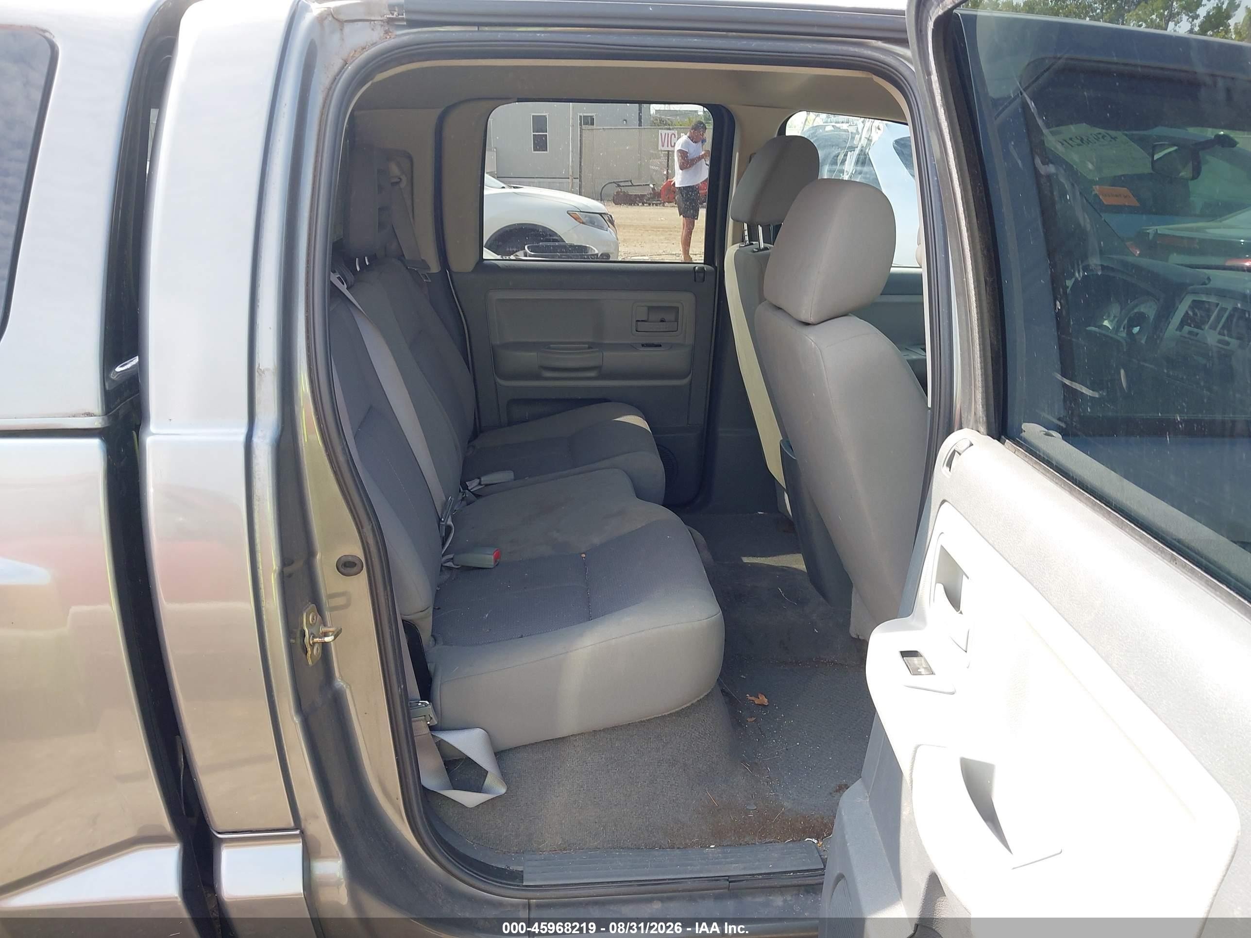 2006 Dodge Dakota Slt Gray vin: 1D7HE48KX6S517634