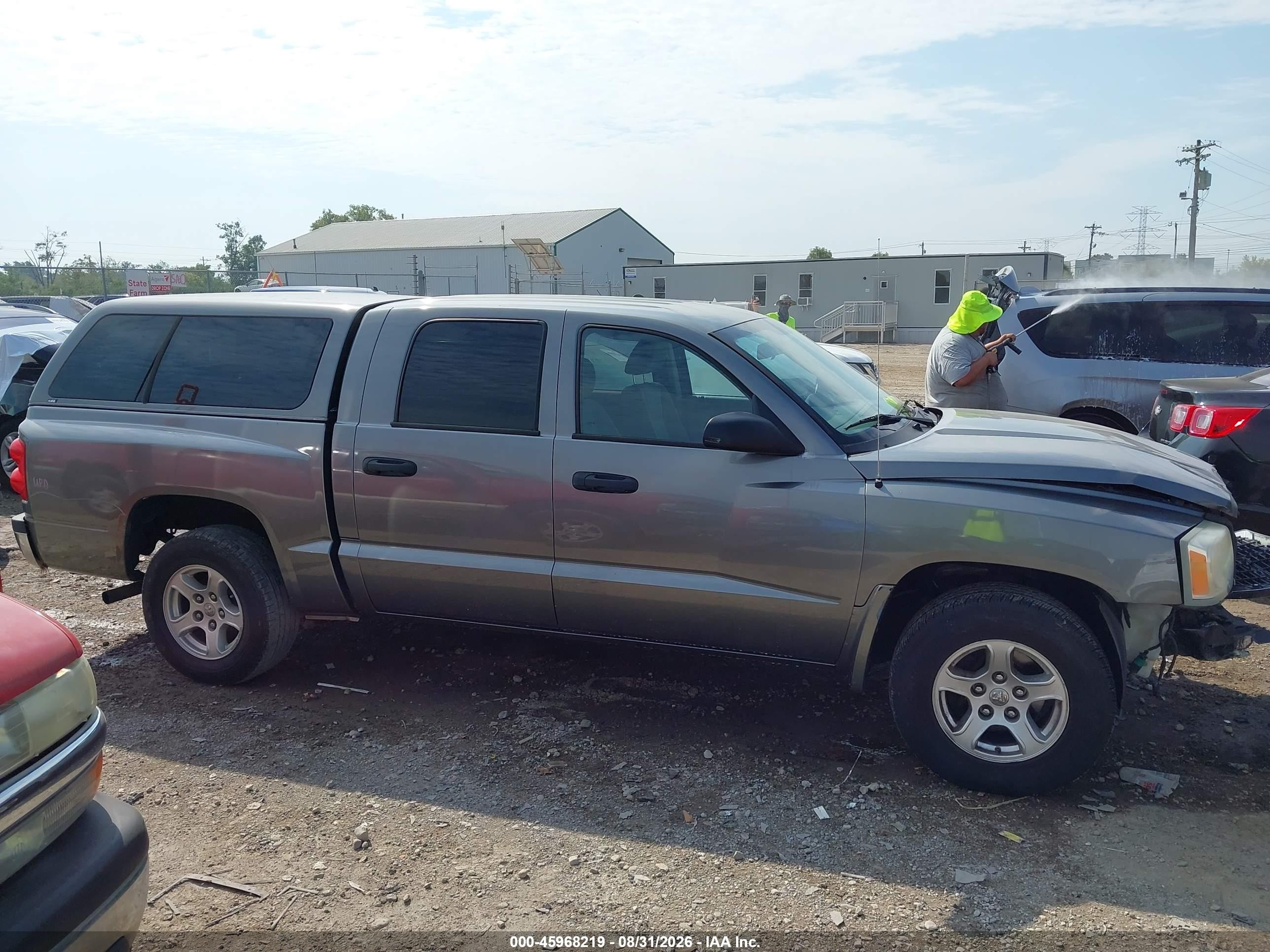 2006 Dodge Dakota Slt Gray vin: 1D7HE48KX6S517634