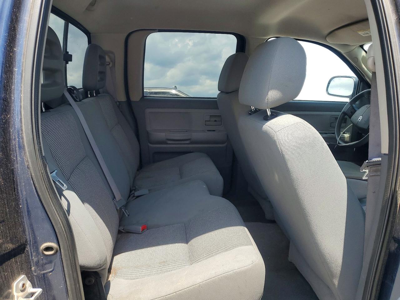 2007 Dodge Dakota Quad Slt Blue vin: 1D7HE48N07S195050