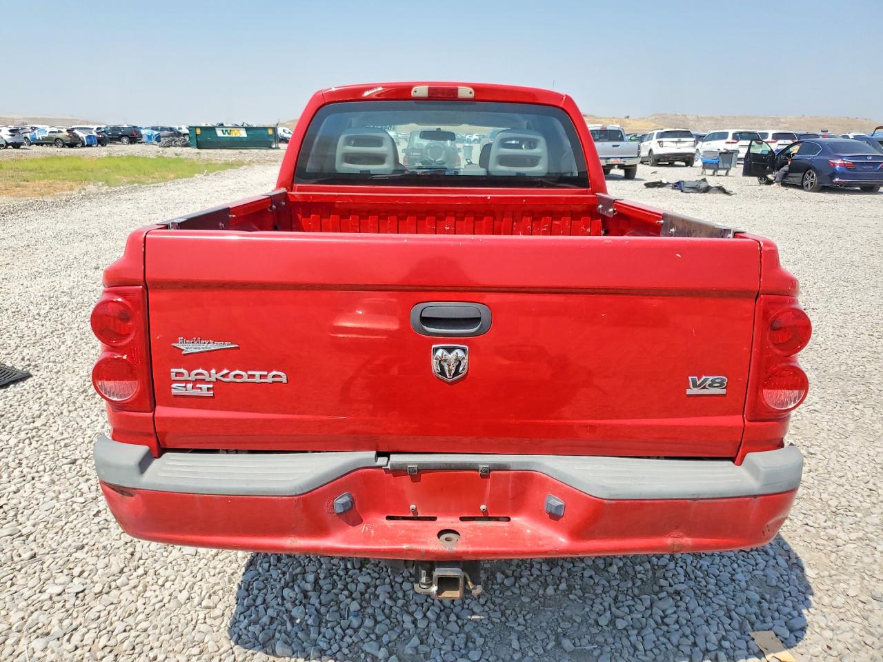 2006 Dodge Dakota Quad Slt Red vin: 1D7HE48N26S618077