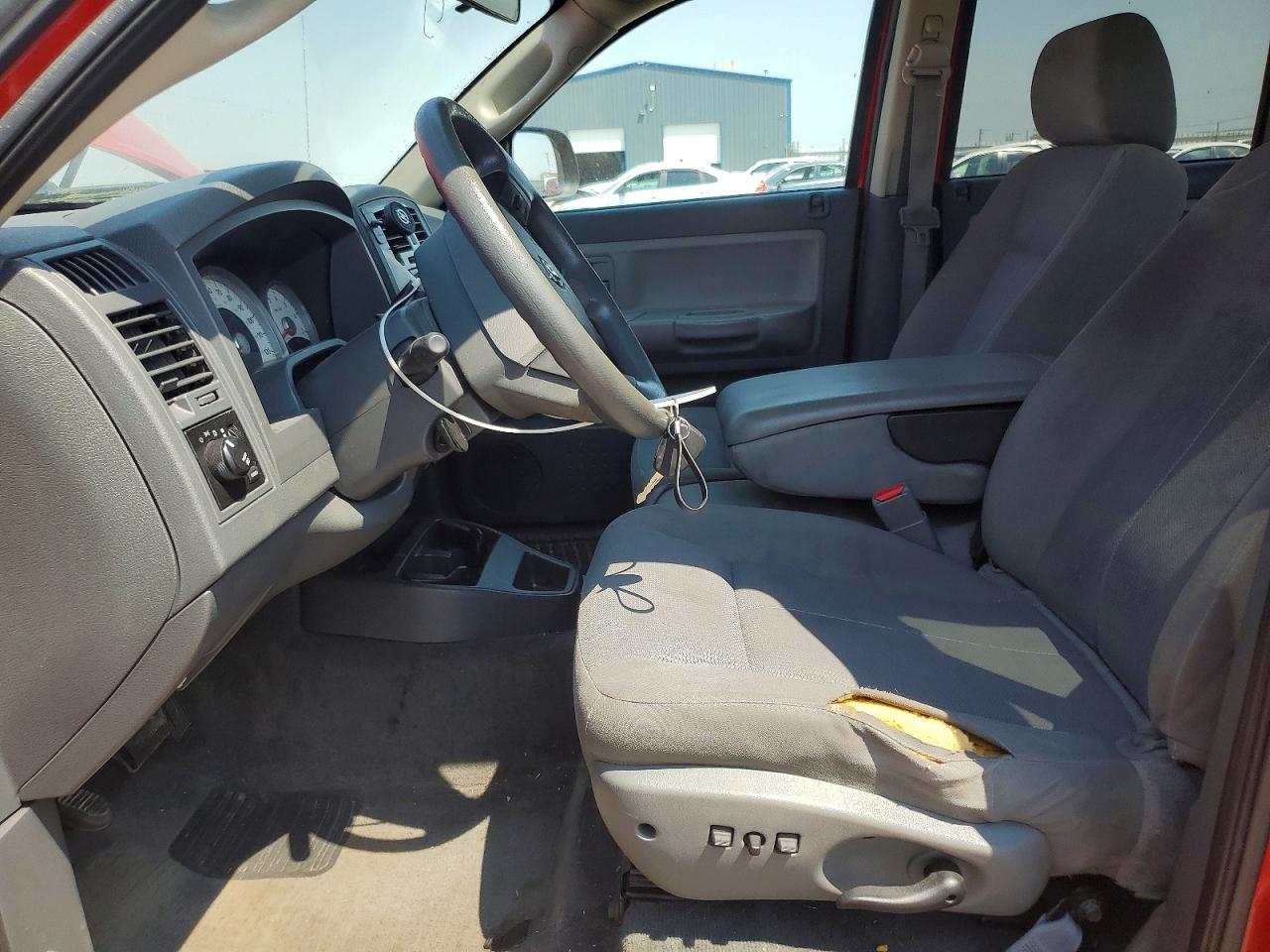 2006 Dodge Dakota Quad Slt Red vin: 1D7HE48N26S618077