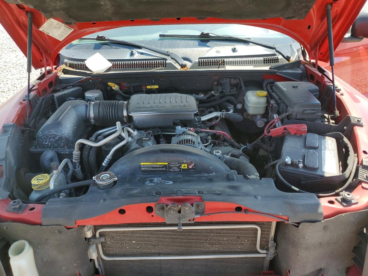 2006 Dodge Dakota Quad Slt Red vin: 1D7HE48N26S618077