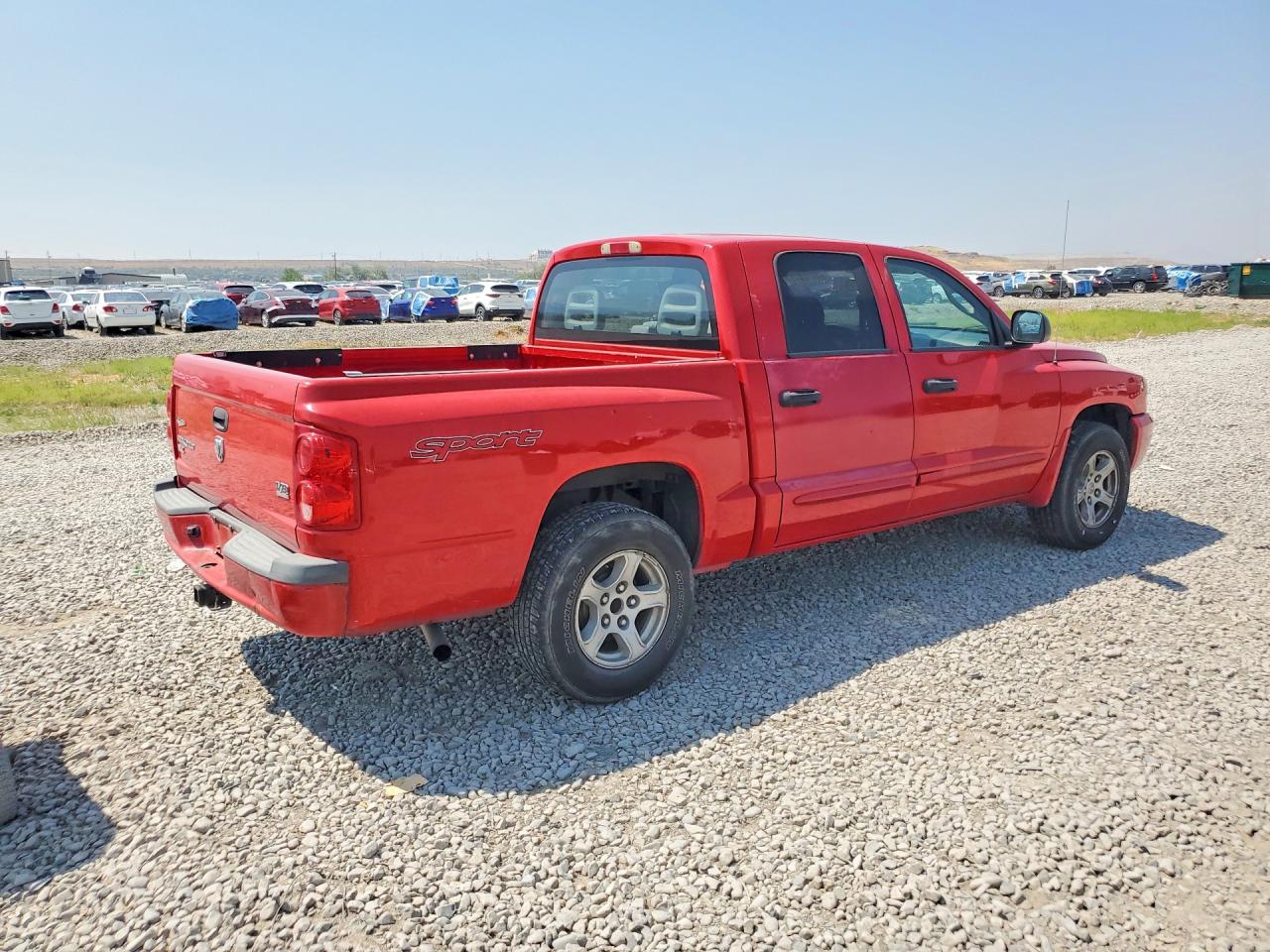 2006 Dodge Dakota Quad Slt Red vin: 1D7HE48N26S618077