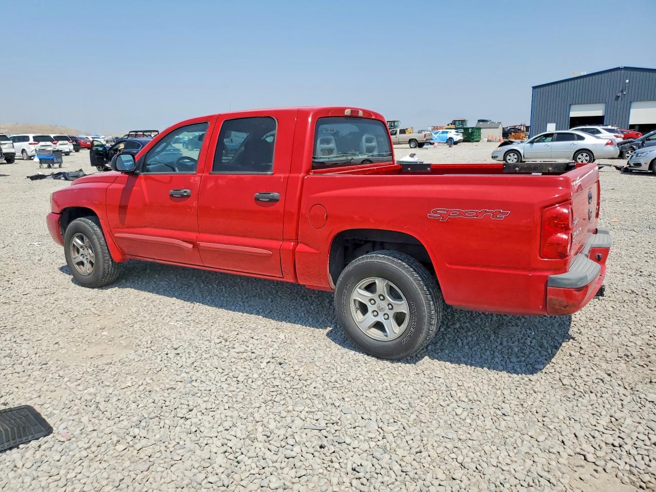 2006 Dodge Dakota Quad Slt Red vin: 1D7HE48N26S618077