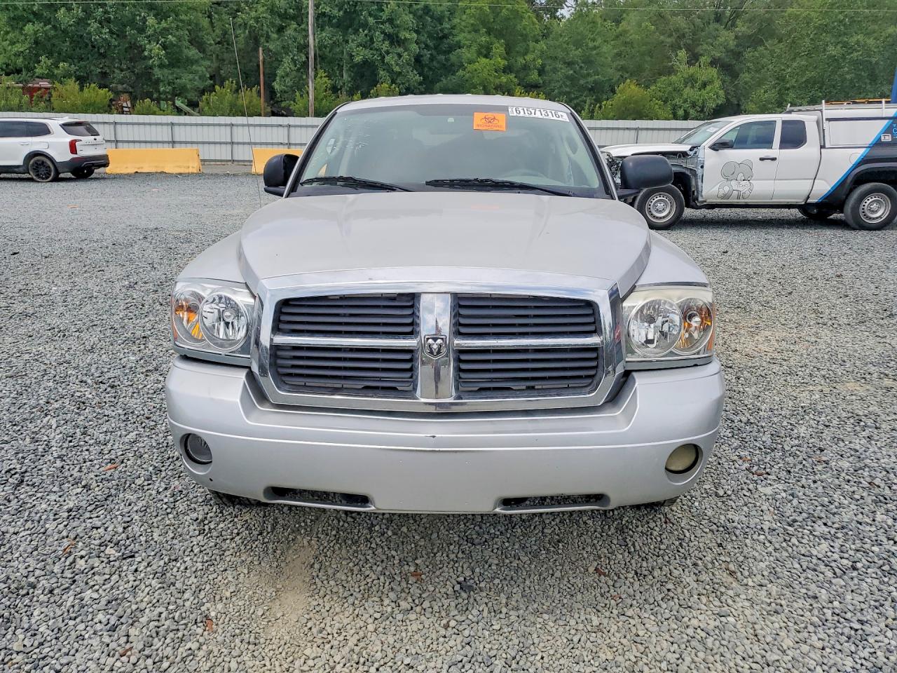 2006 Dodge Dakota Quad Slt Silver vin: 1D7HE48N26S624025