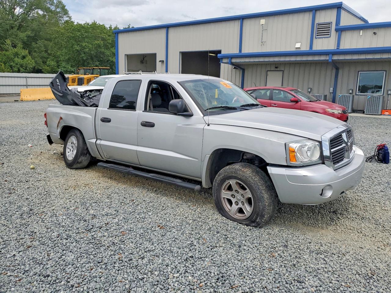 2006 Dodge Dakota Quad Slt Silver vin: 1D7HE48N26S624025