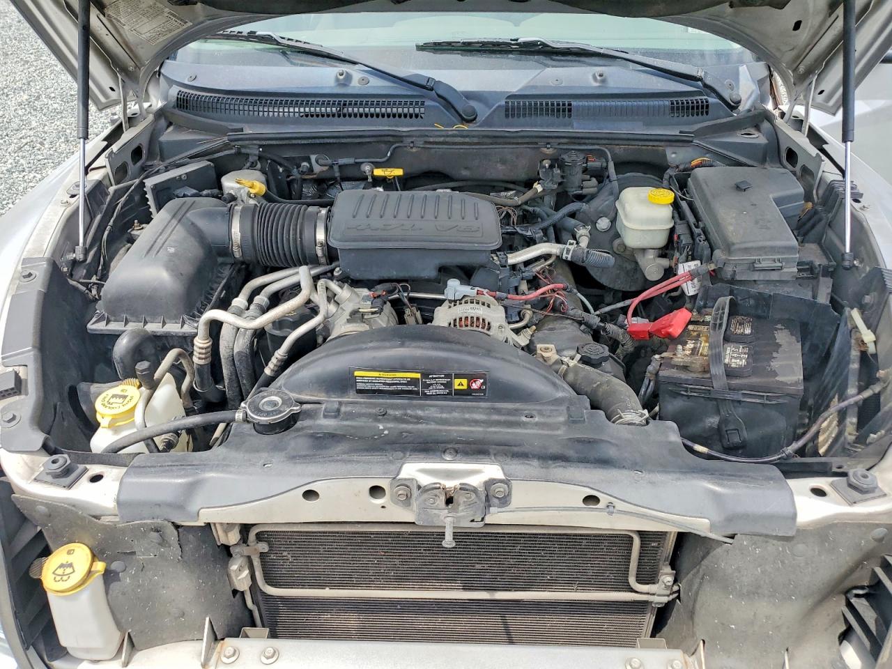 2006 Dodge Dakota Quad Slt Silver vin: 1D7HE48N26S624025