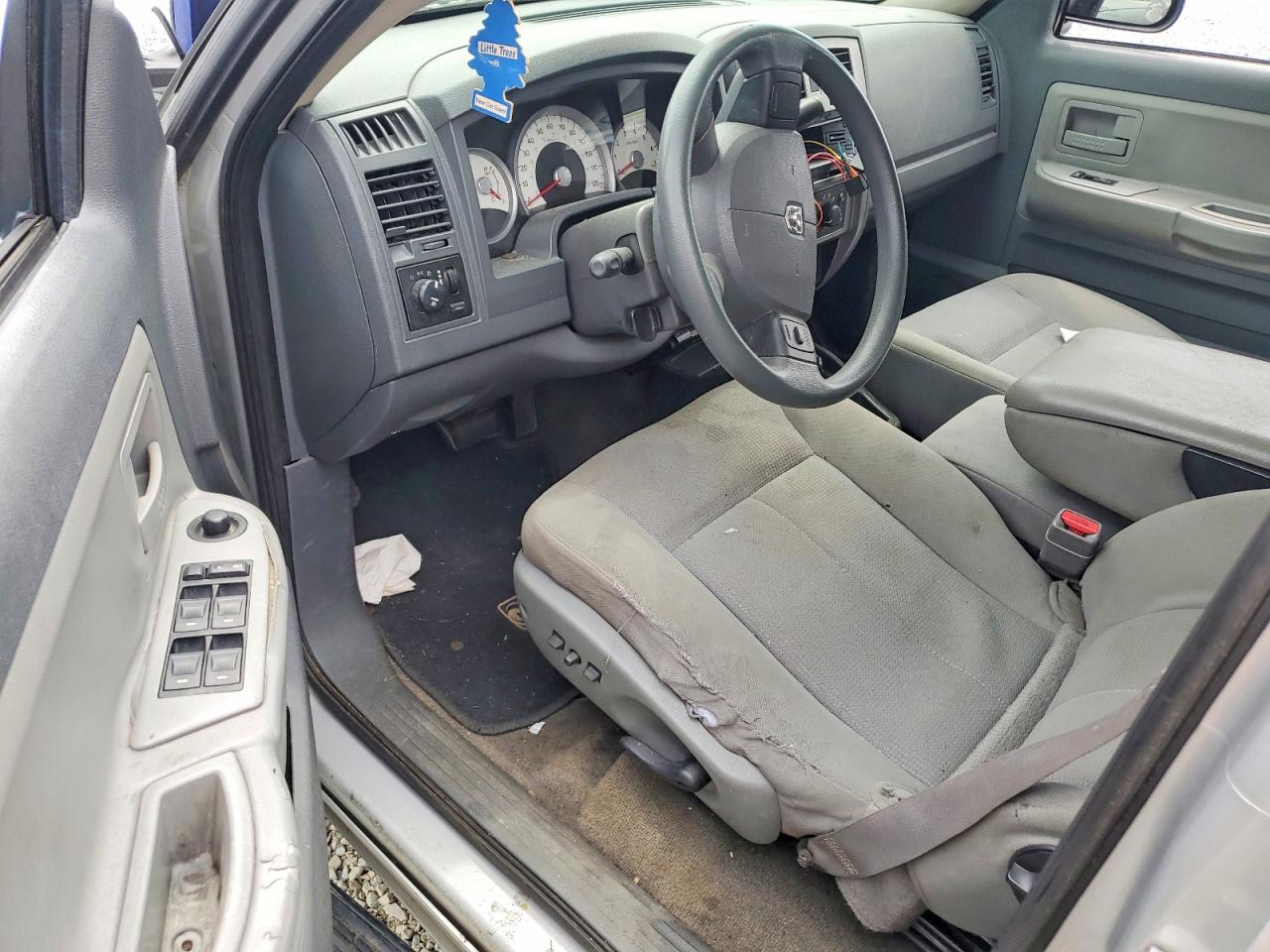 2006 Dodge Dakota Quad Slt Silver vin: 1D7HE48N26S624025