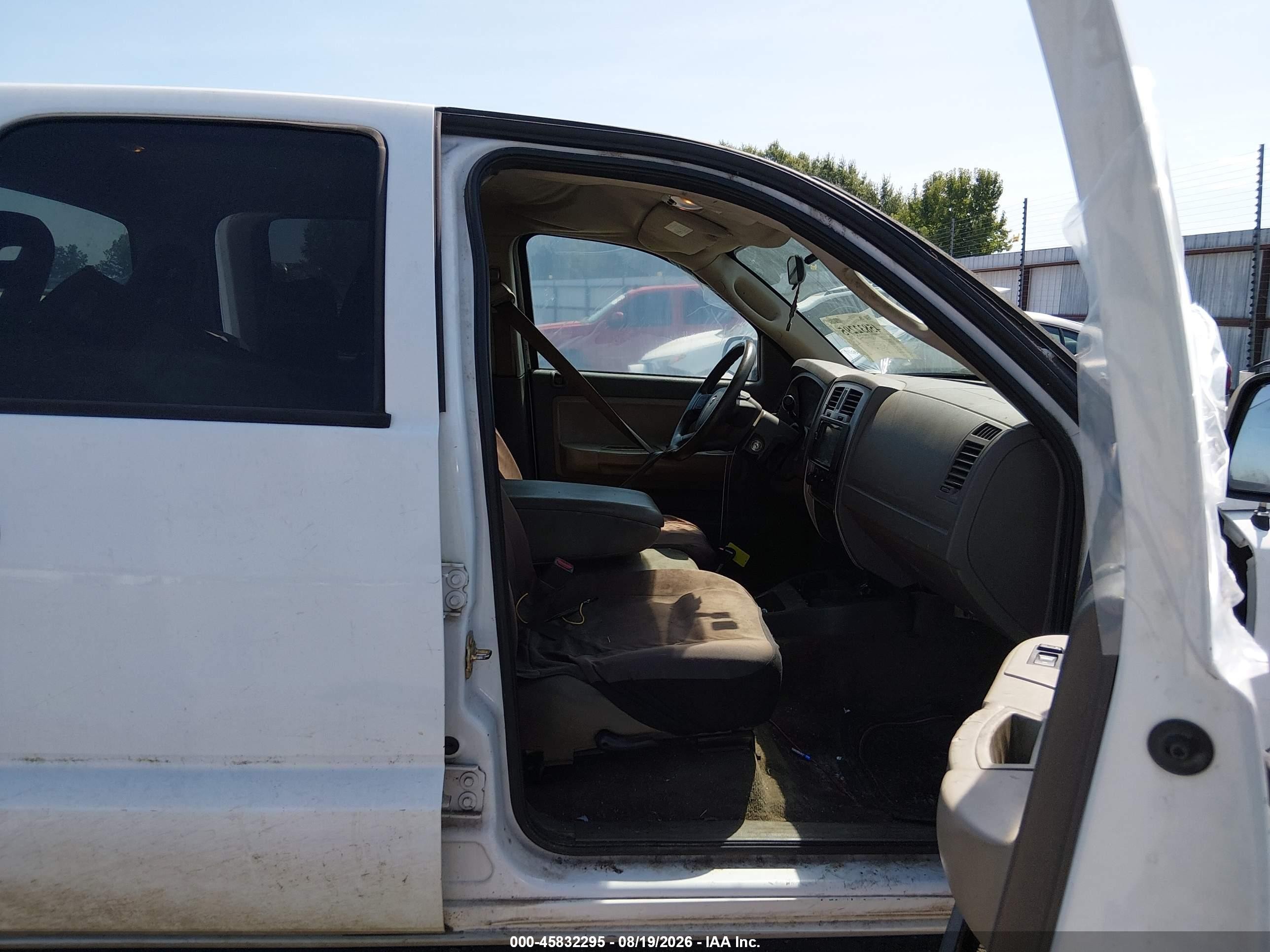 2006 Dodge Dakota Slt White vin: 1D7HE48N26S624090