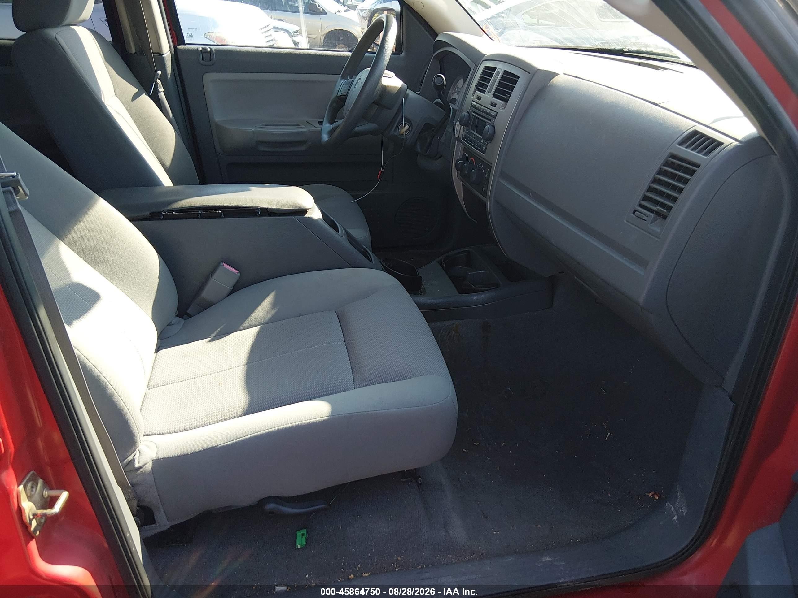 2006 Dodge Dakota Slt Red vin: 1D7HE48N36S617469