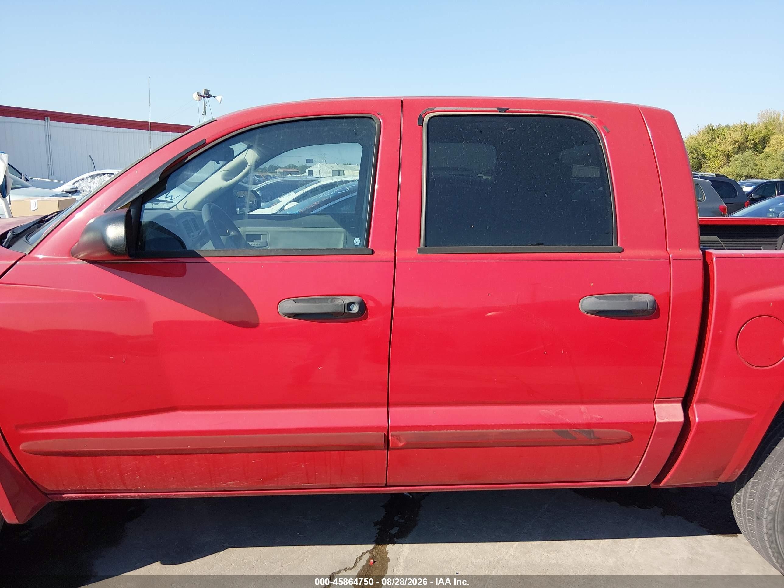 2006 Dodge Dakota Slt Red vin: 1D7HE48N36S617469