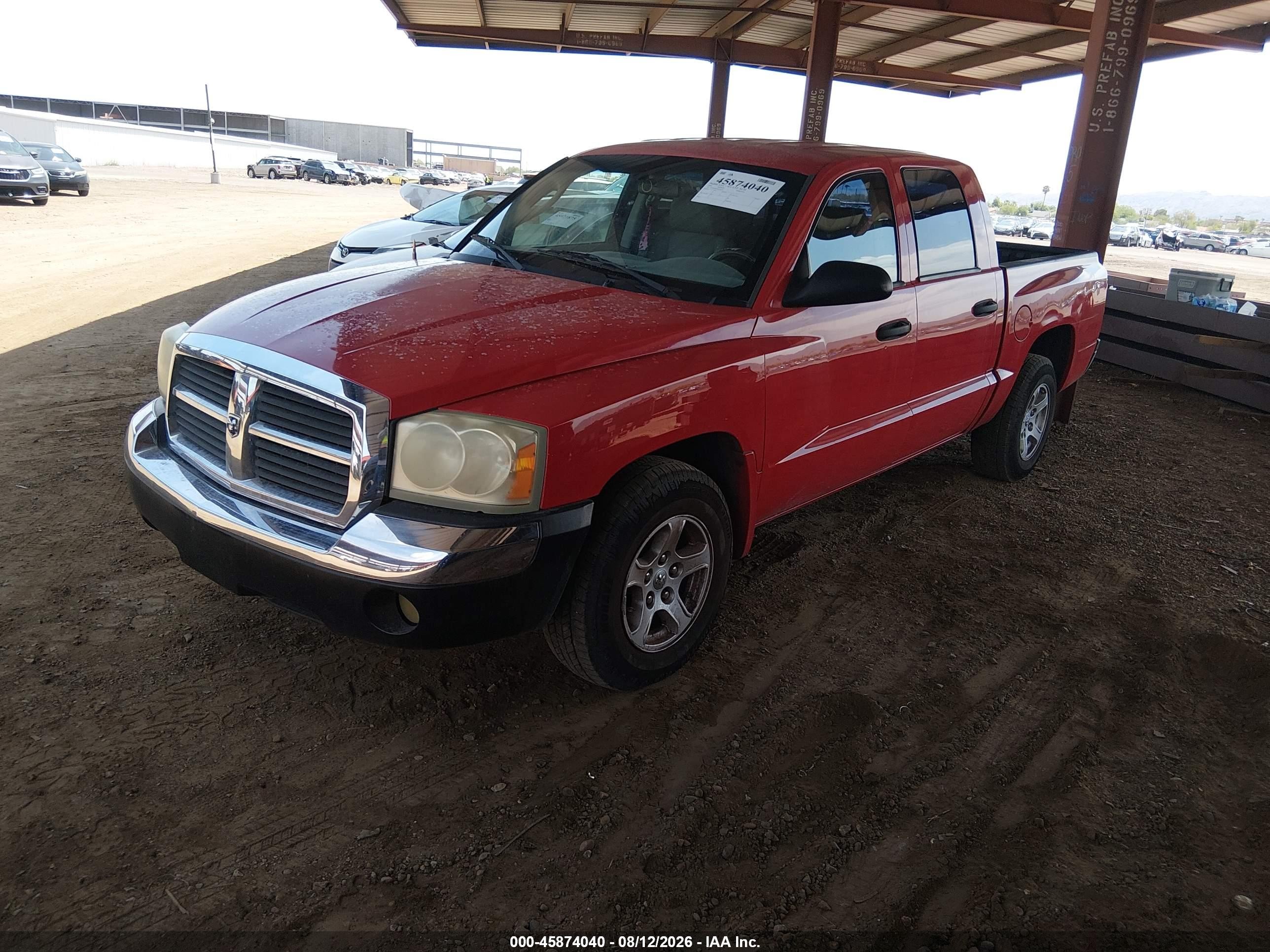 2005 Dodge Dakota Slt Красный vin: 1D7HE48N65S288345