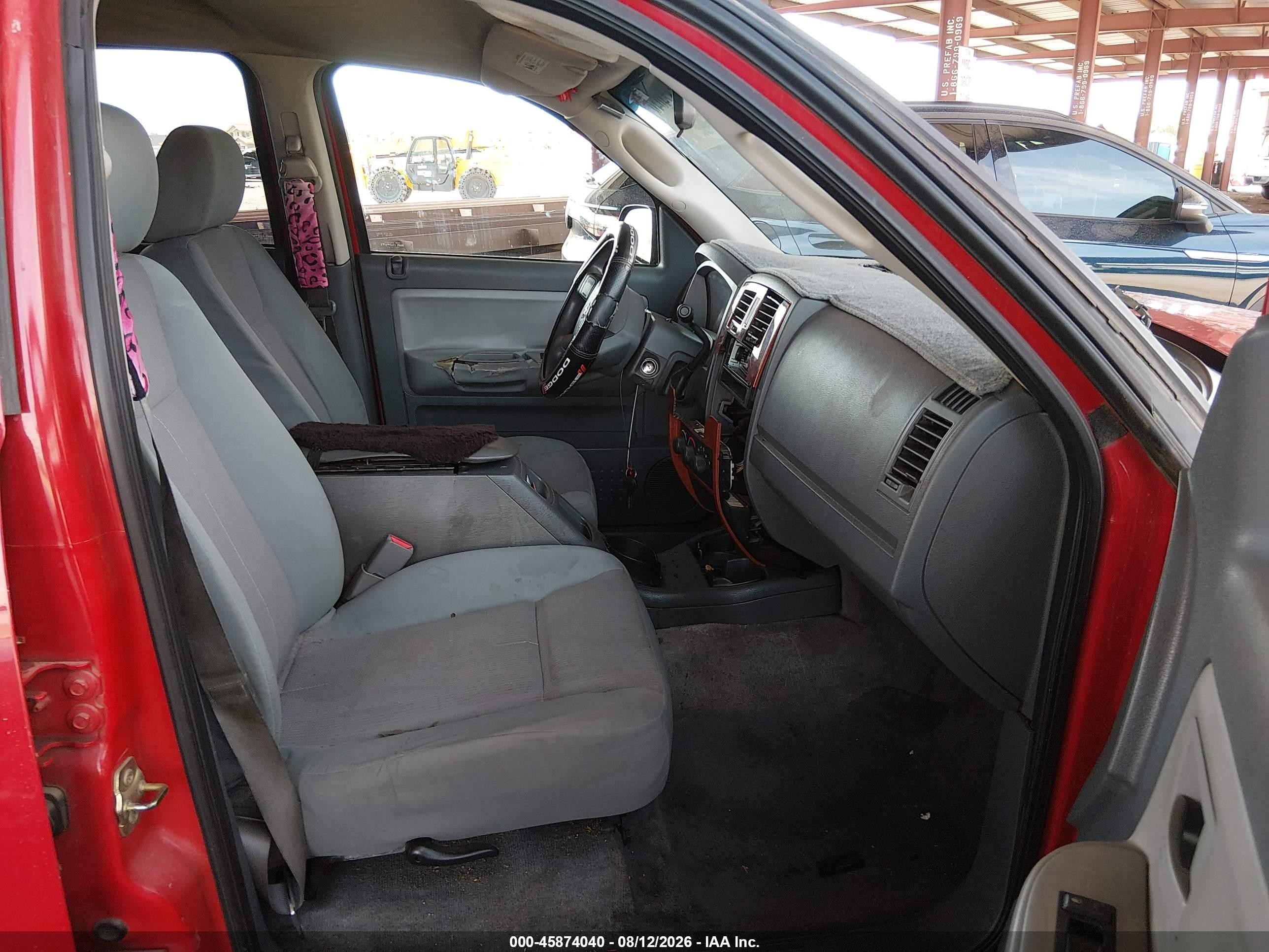 2005 Dodge Dakota Slt Красный vin: 1D7HE48N65S288345