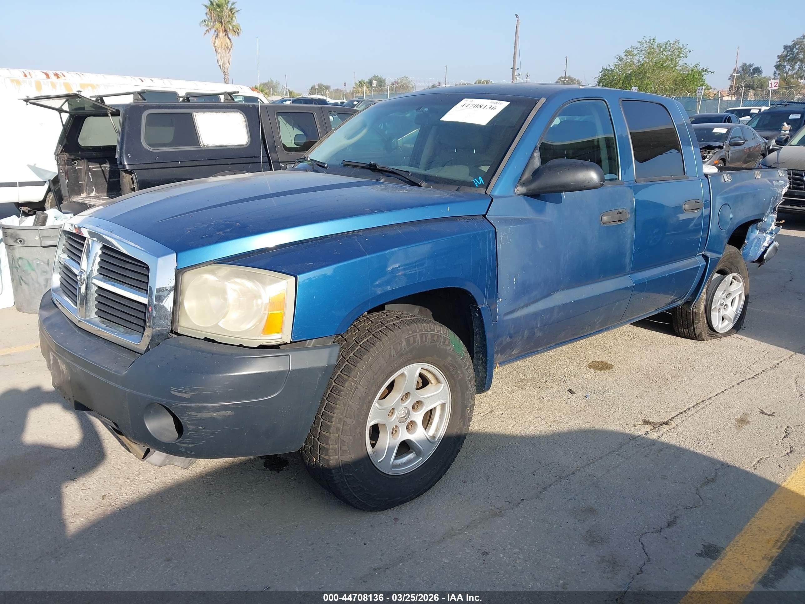 2006 Dodge Dakota Slt Blue vin: 1D7HE48N66S539771