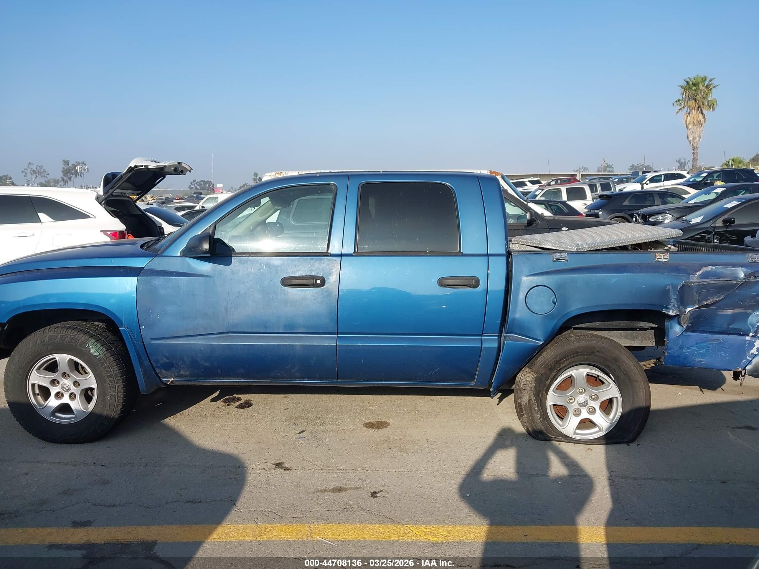 2006 Dodge Dakota Slt Blue vin: 1D7HE48N66S539771