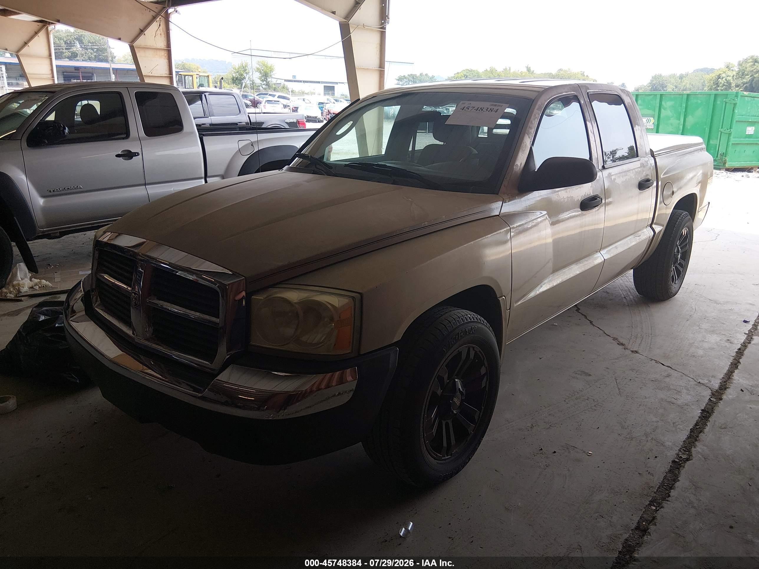 2005 Dodge Dakota Slt Gold vin: 1D7HE48N75S142441