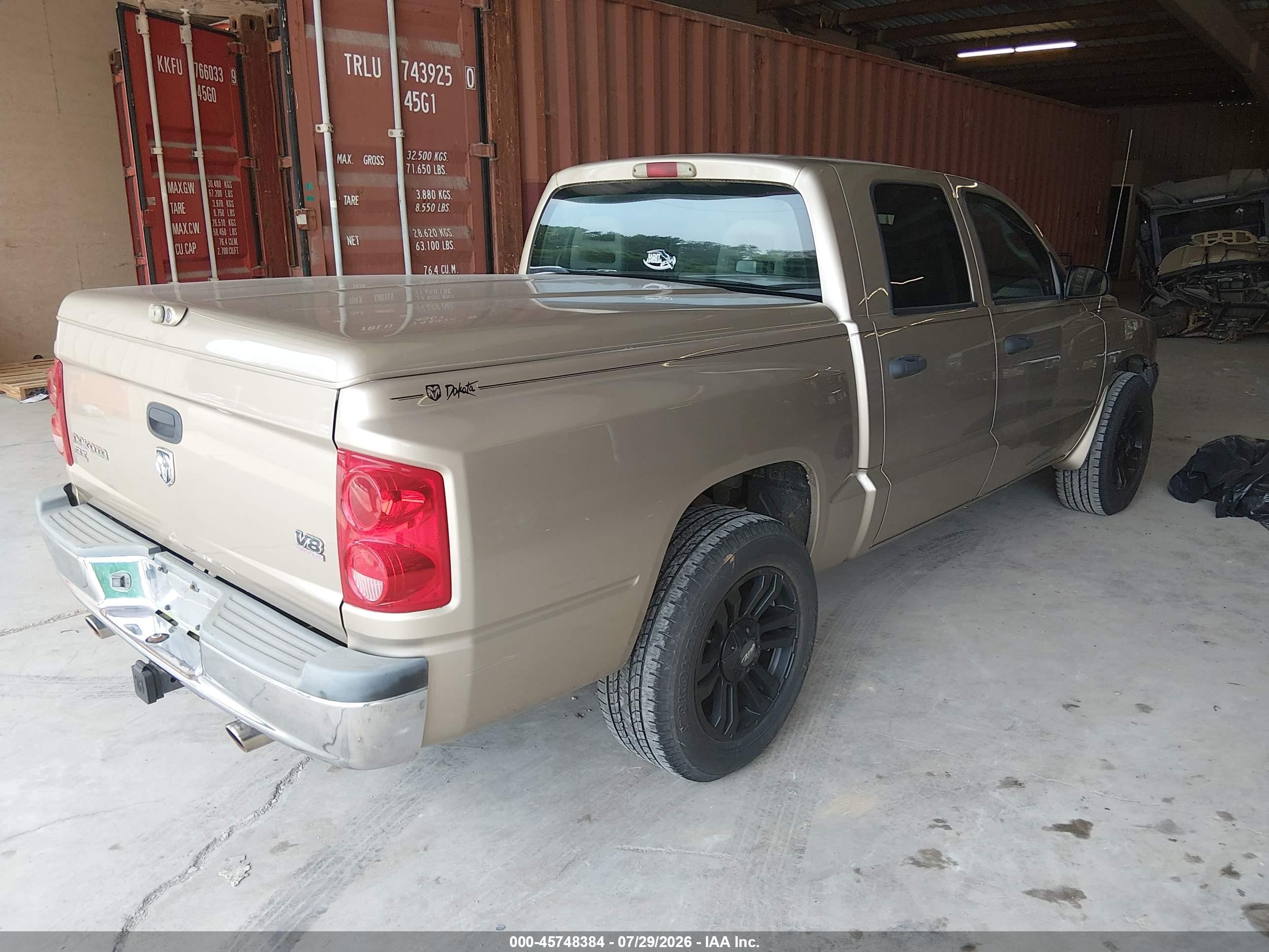 2005 Dodge Dakota Slt Gold vin: 1D7HE48N75S142441