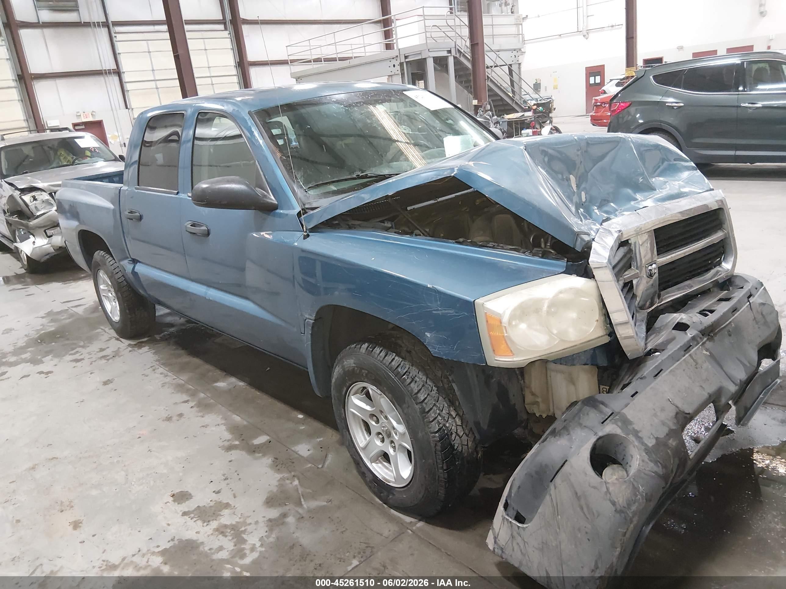 2005 Dodge Dakota Slt Blue vin: 1D7HE48N85S263592