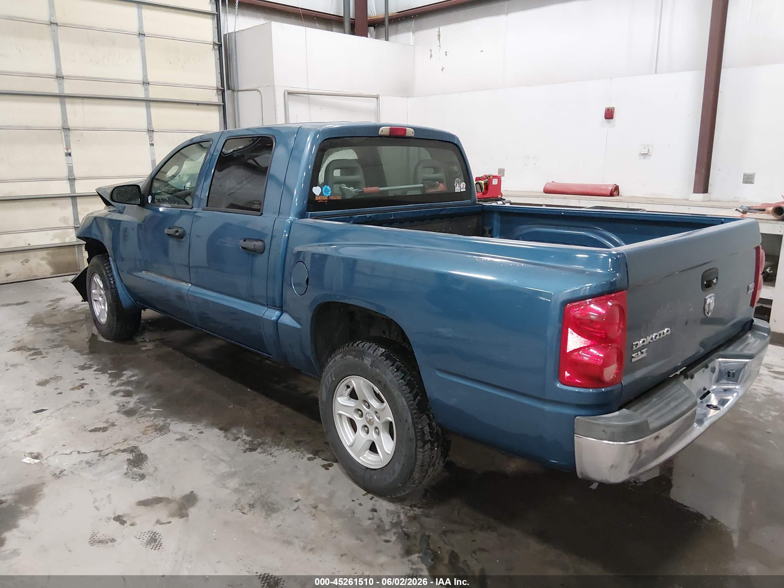 2005 Dodge Dakota Slt Blue vin: 1D7HE48N85S263592