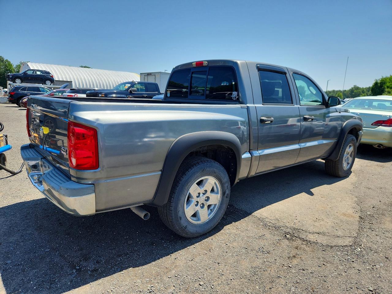 2006 Dodge Dakota Quad Slt Silver vin: 1D7HE48N86S512989