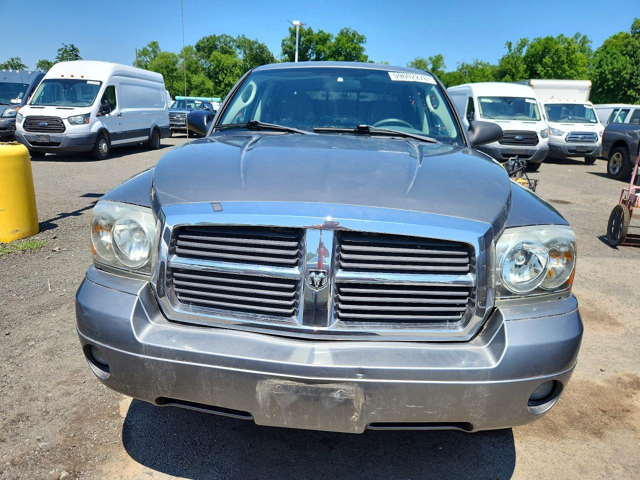 2006 Dodge Dakota Quad Slt Silver vin: 1D7HE48N86S512989