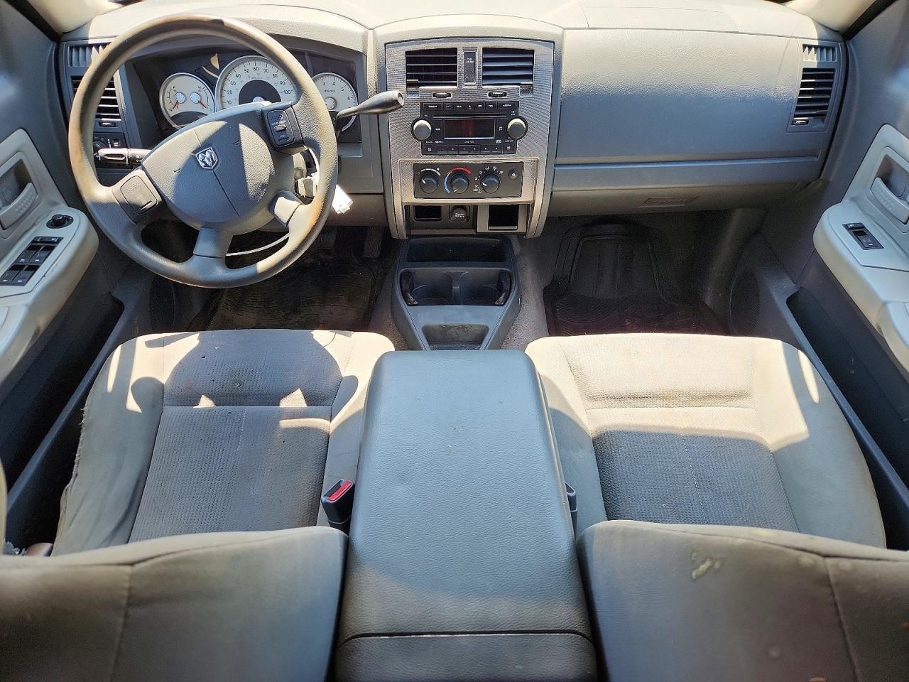 2006 Dodge Dakota Quad Slt Silver vin: 1D7HE48N86S512989