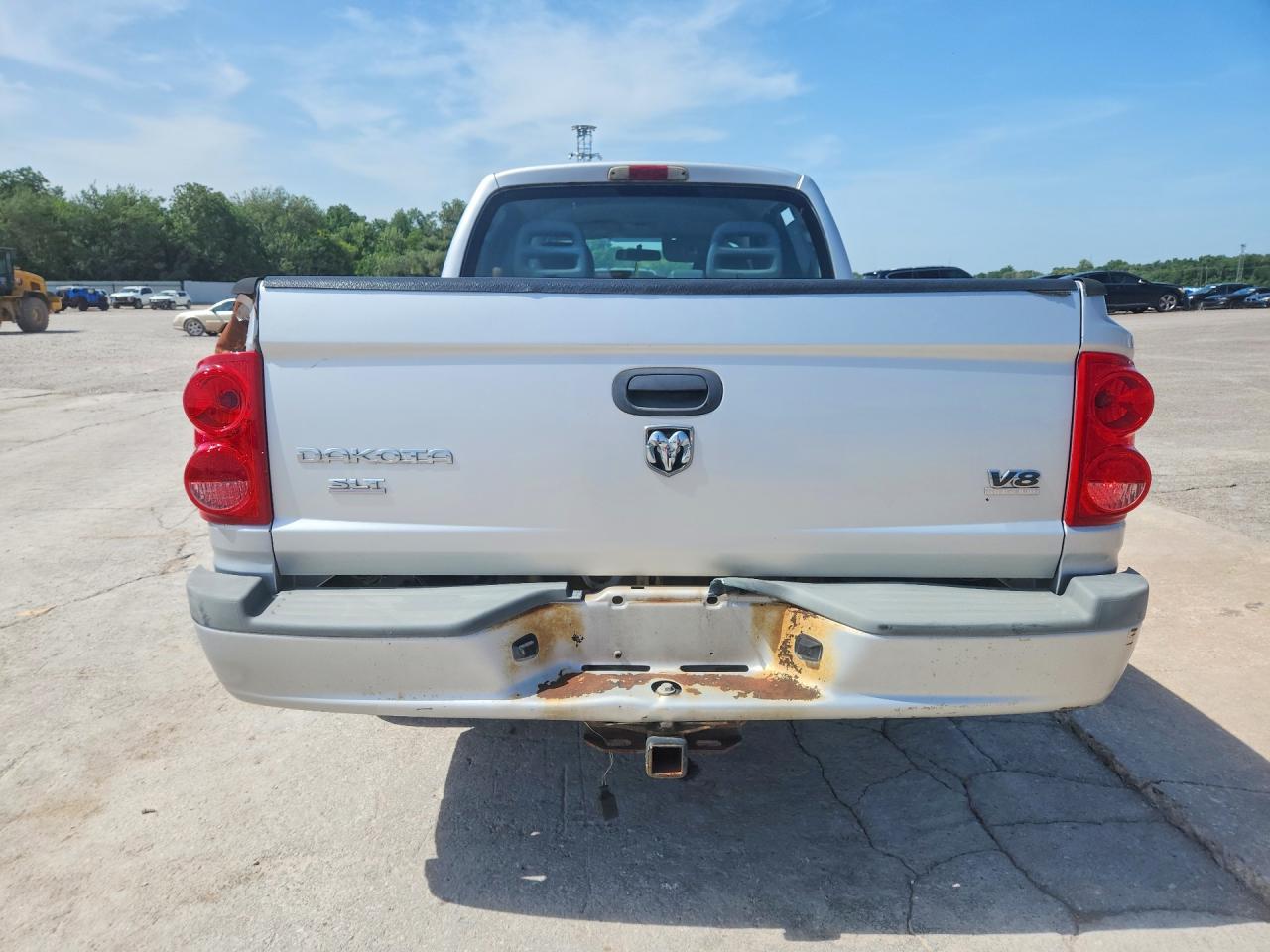 2006 Dodge Dakota Quad Slt Серебряный vin: 1D7HE48N96S616875