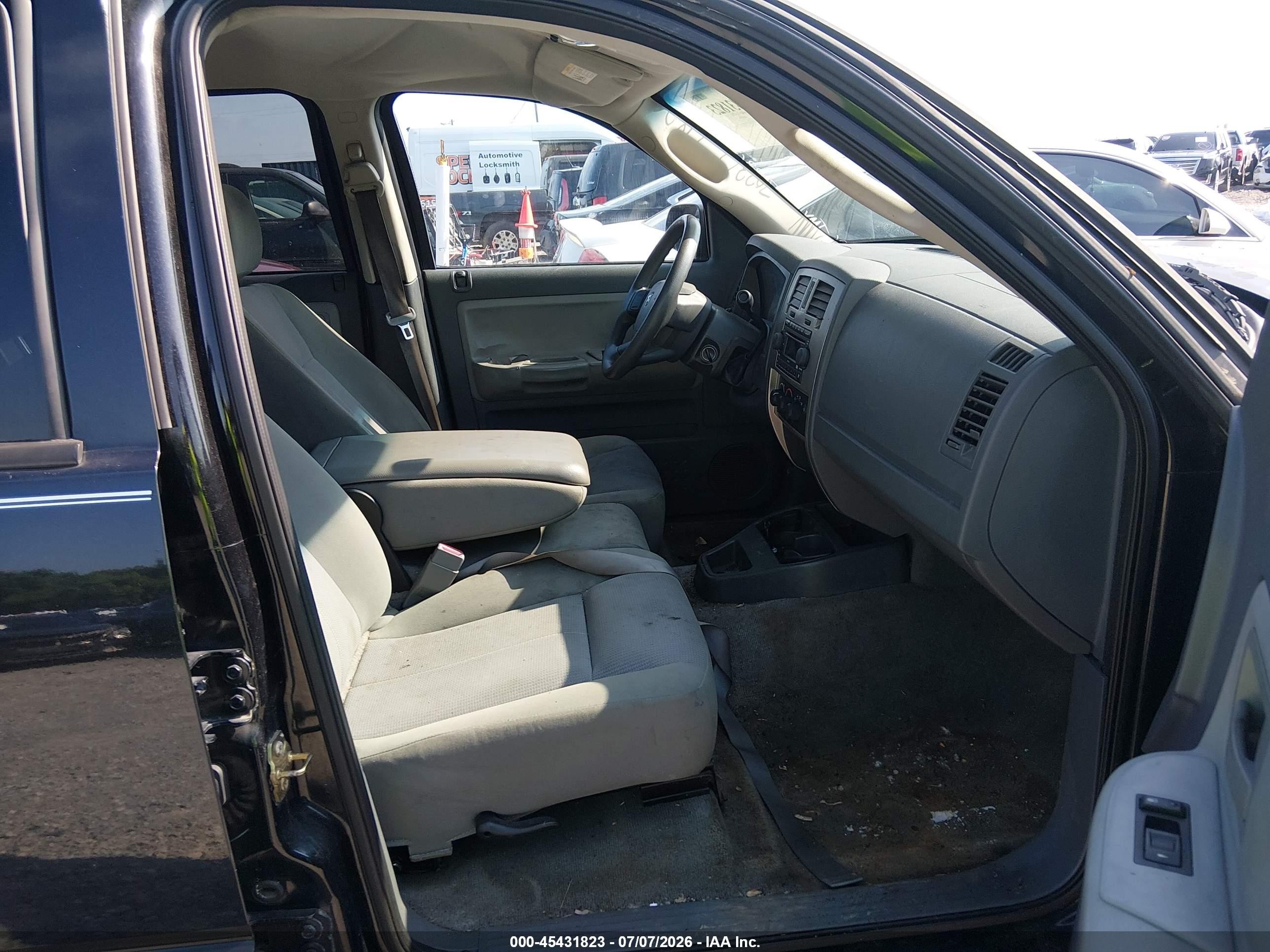 2006 Dodge Dakota Slt Black vin: 1D7HE48N96S703367