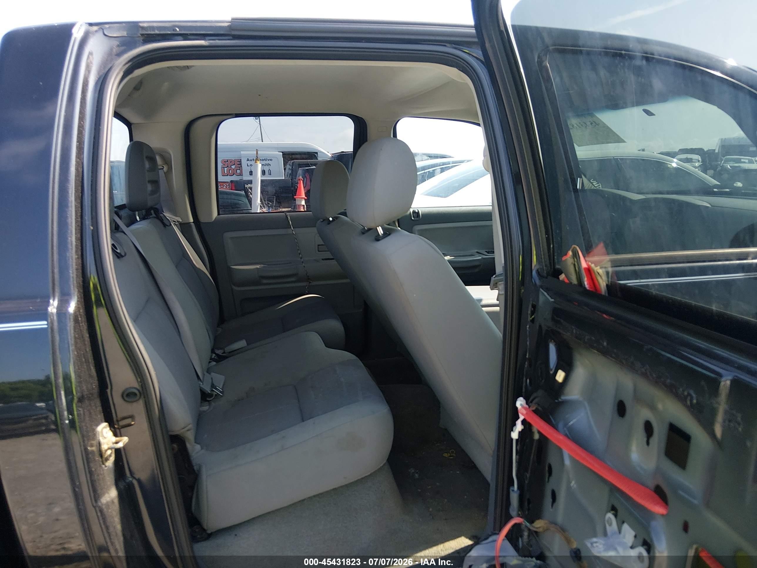 2006 Dodge Dakota Slt Black vin: 1D7HE48N96S703367