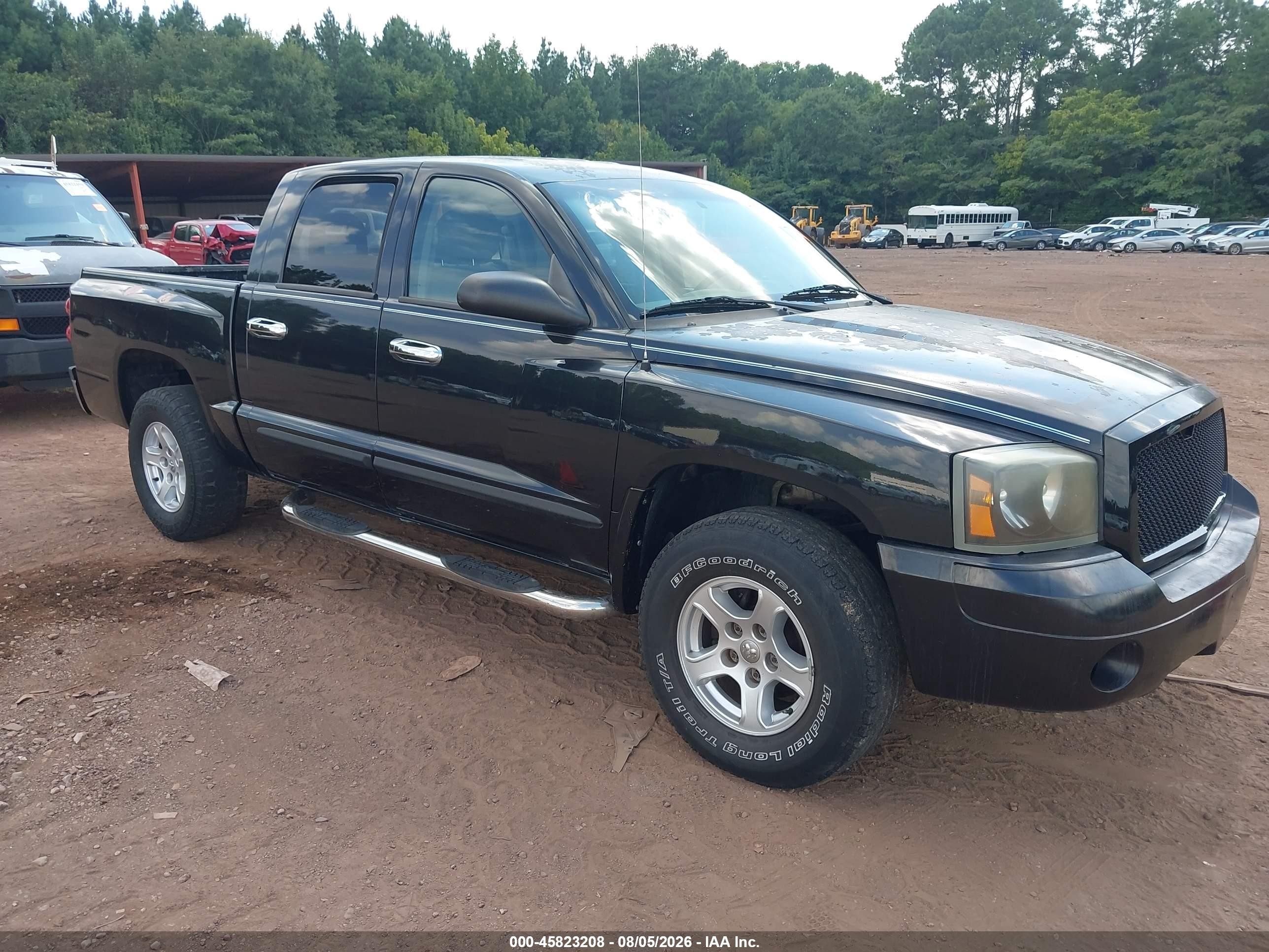 2006 Dodge Dakota Slt Black vin: 1D7HE48N96S703367