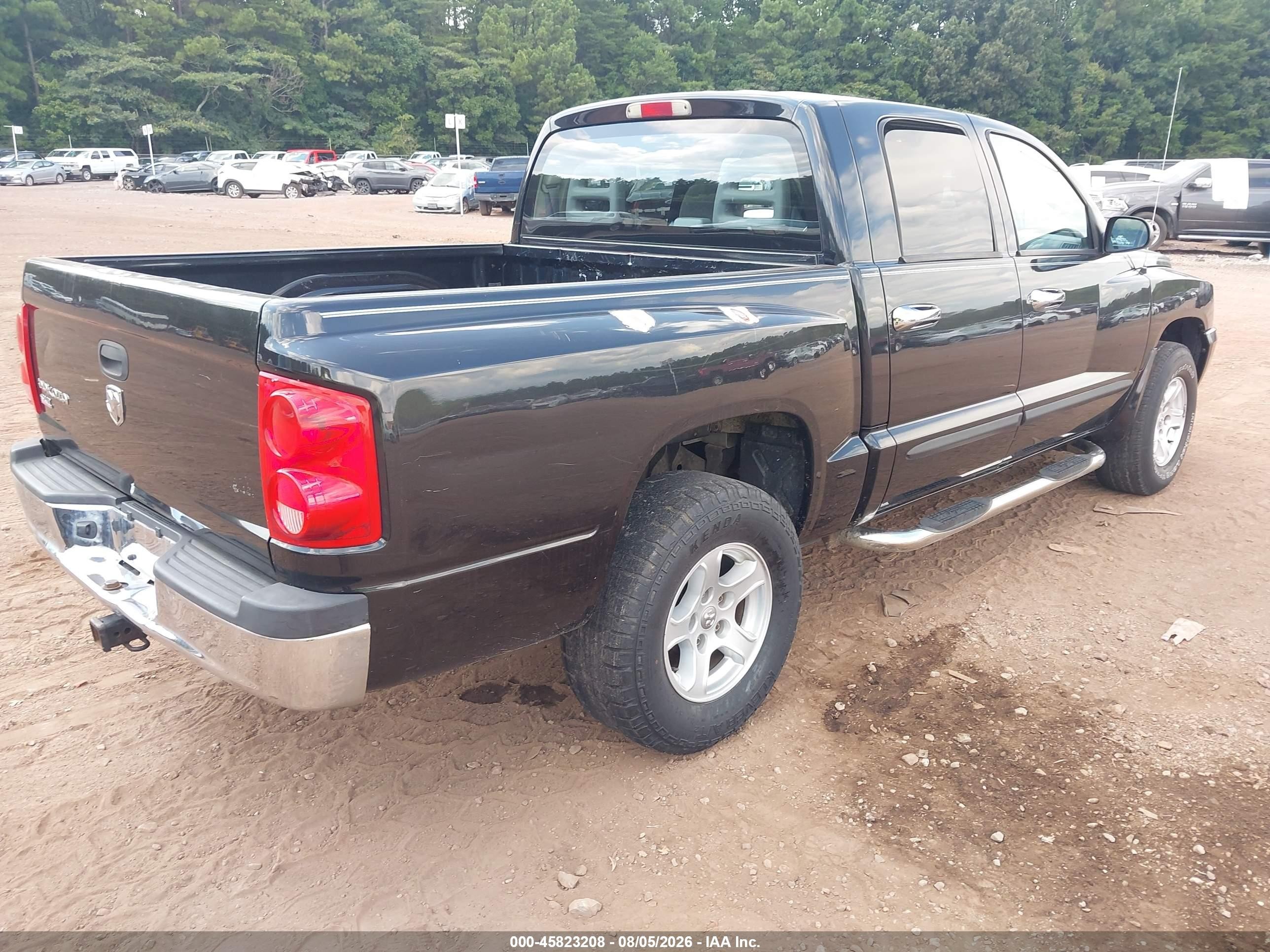 2006 Dodge Dakota Slt Black vin: 1D7HE48N96S703367