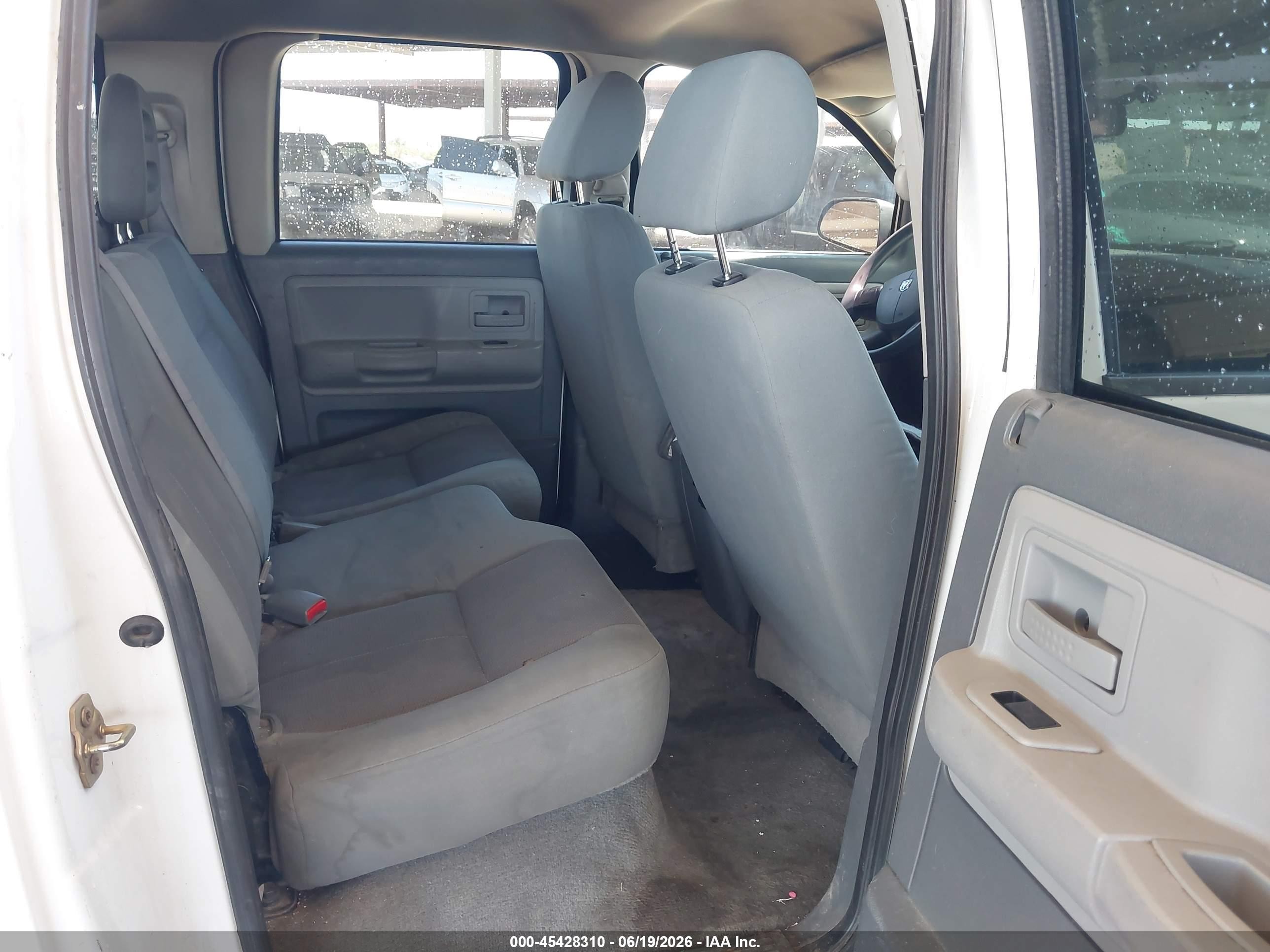 2005 Dodge Dakota Slt White vin: 1D7HE48NX5S237656