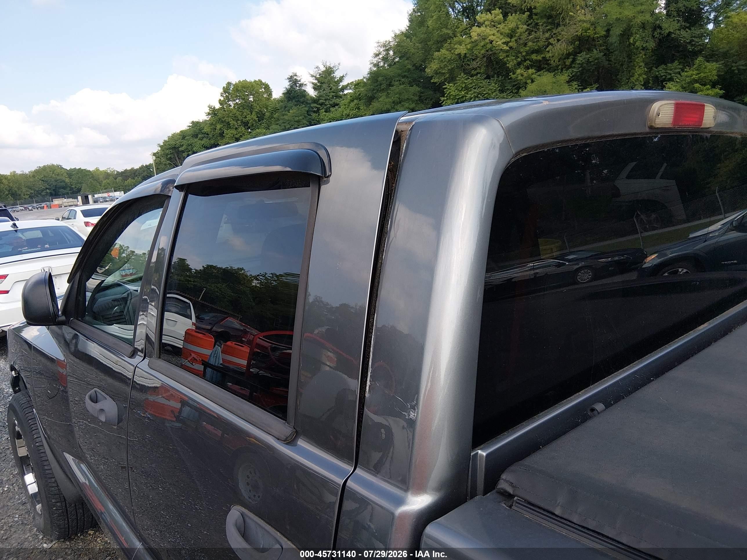 2007 Dodge Dakota Slt Gray vin: 1D7HE48P27S218572
