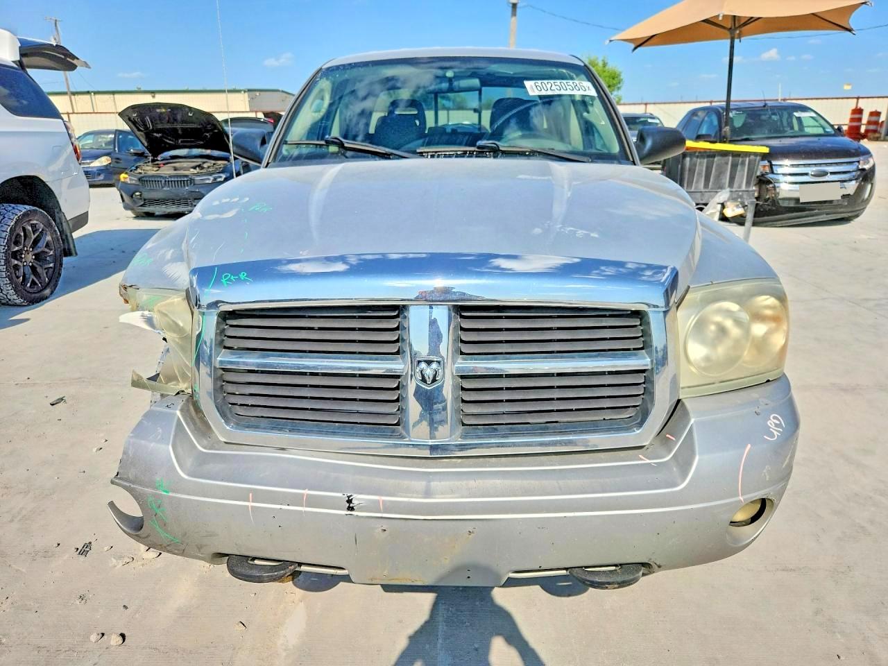 2007 Dodge Dakota Quad Slt White vin: 1D7HE48P67S194020